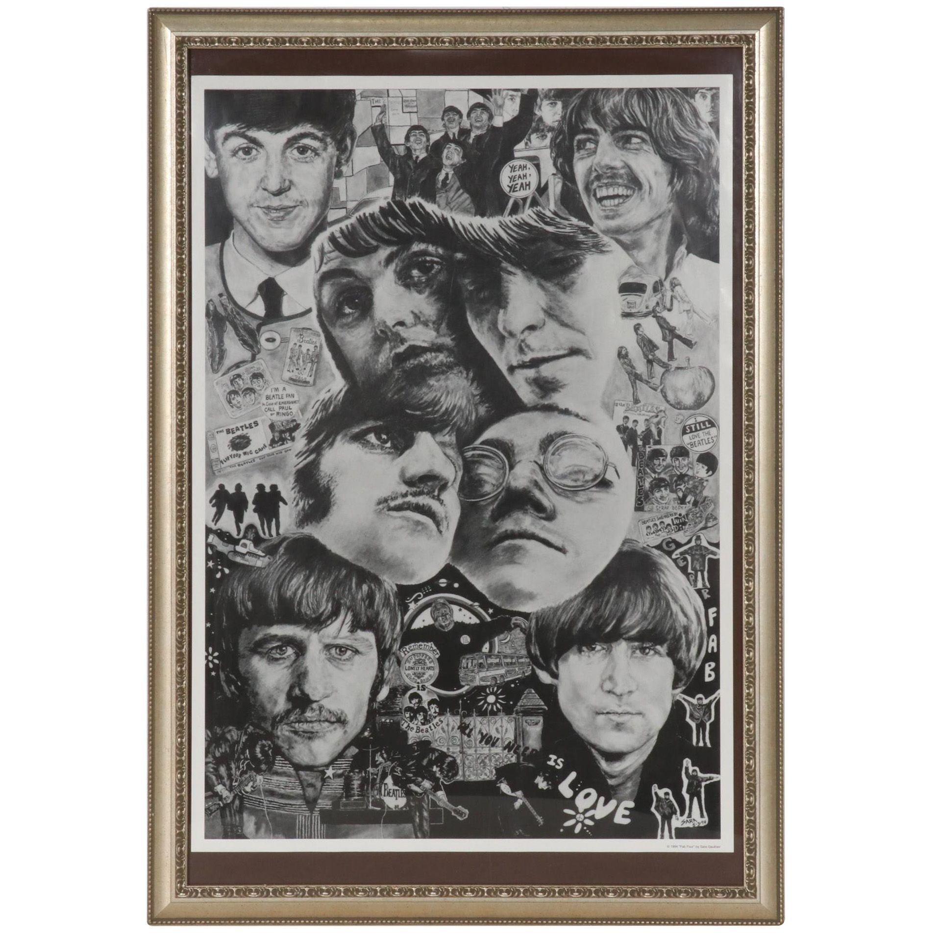 Offset Lithograph after Sara Gauthier "Fab Four," 1994