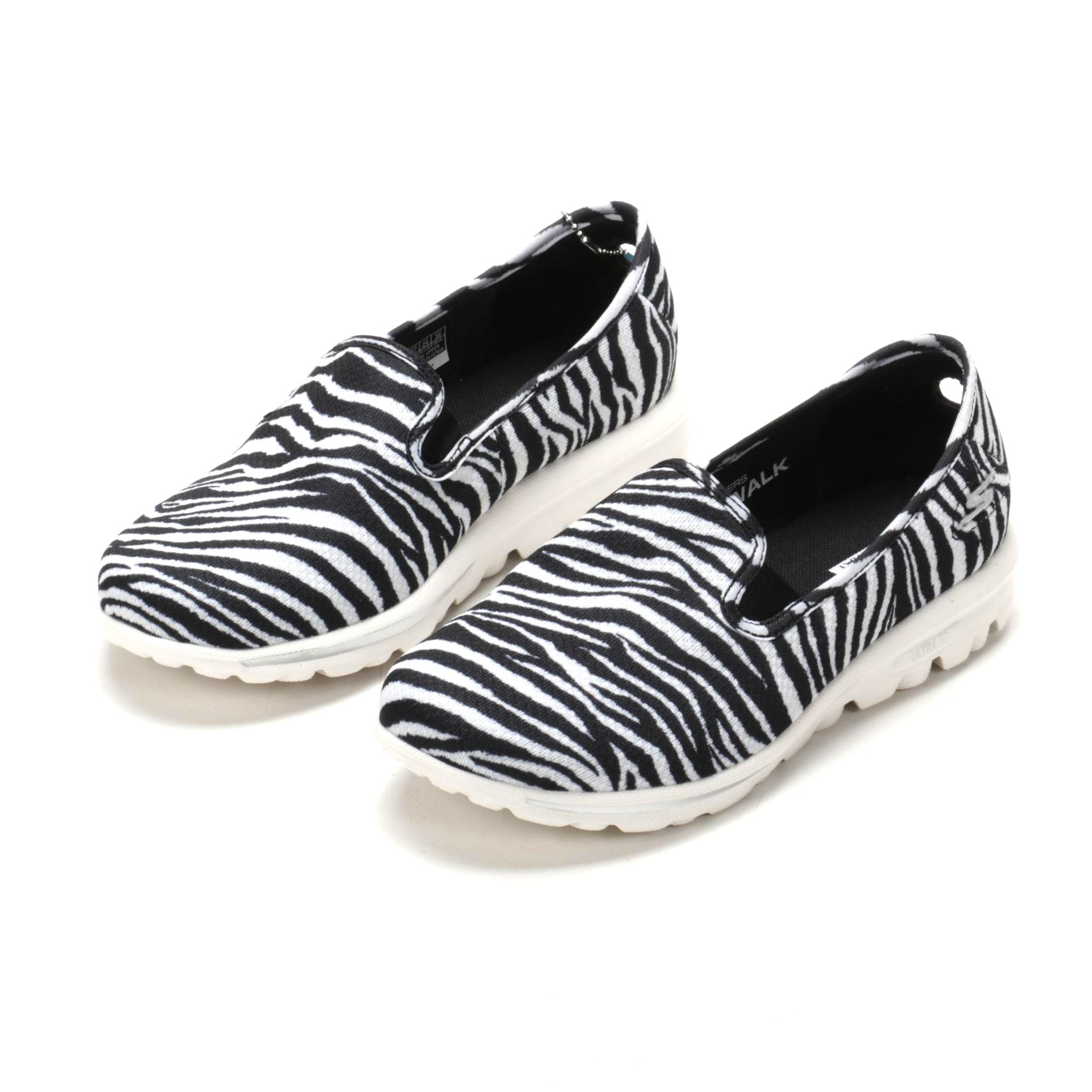 Skechers Performance Go Walk Slip-On Sneaker in Wild Thing Zebra Print