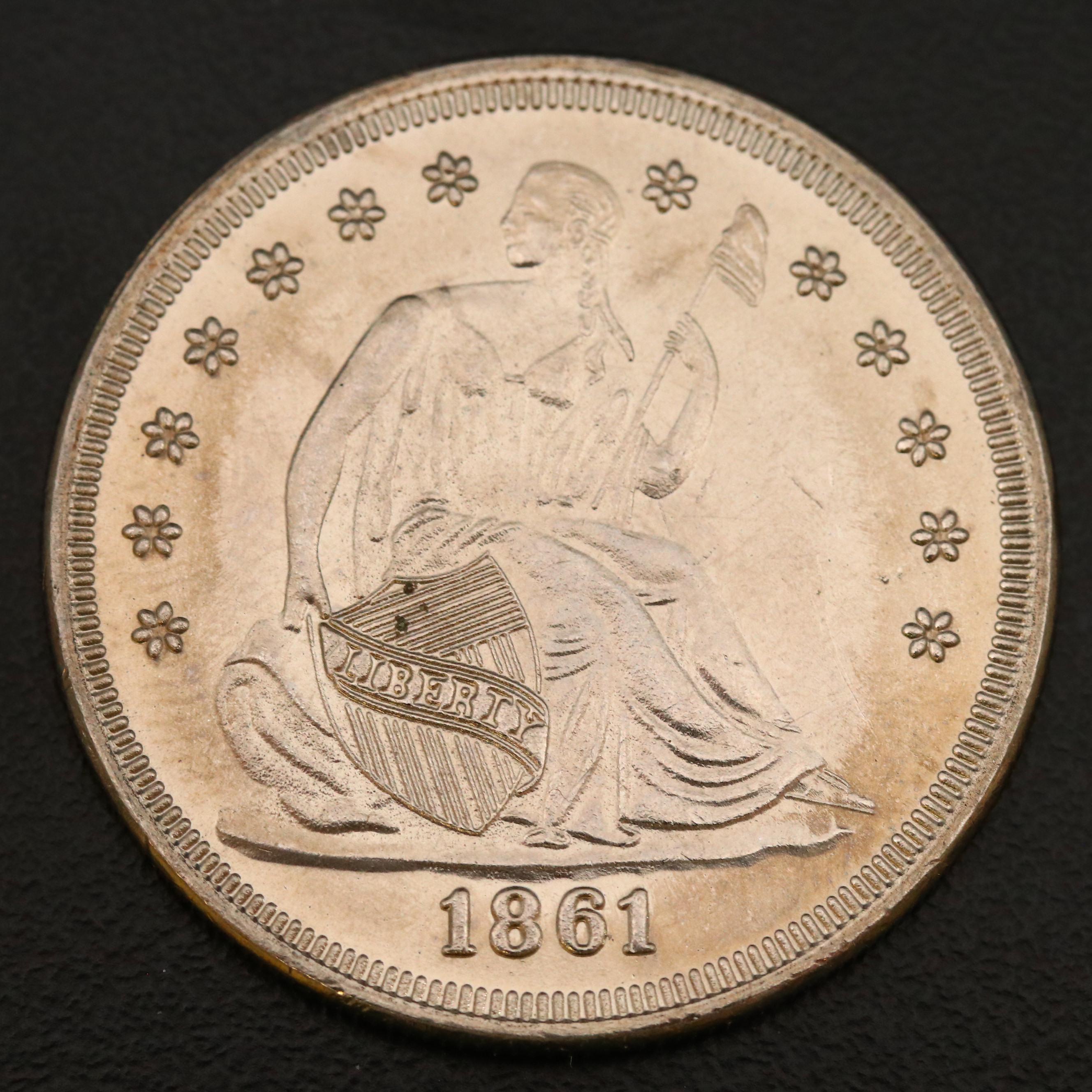 Reproduction 1861 Confederate Half Dollar