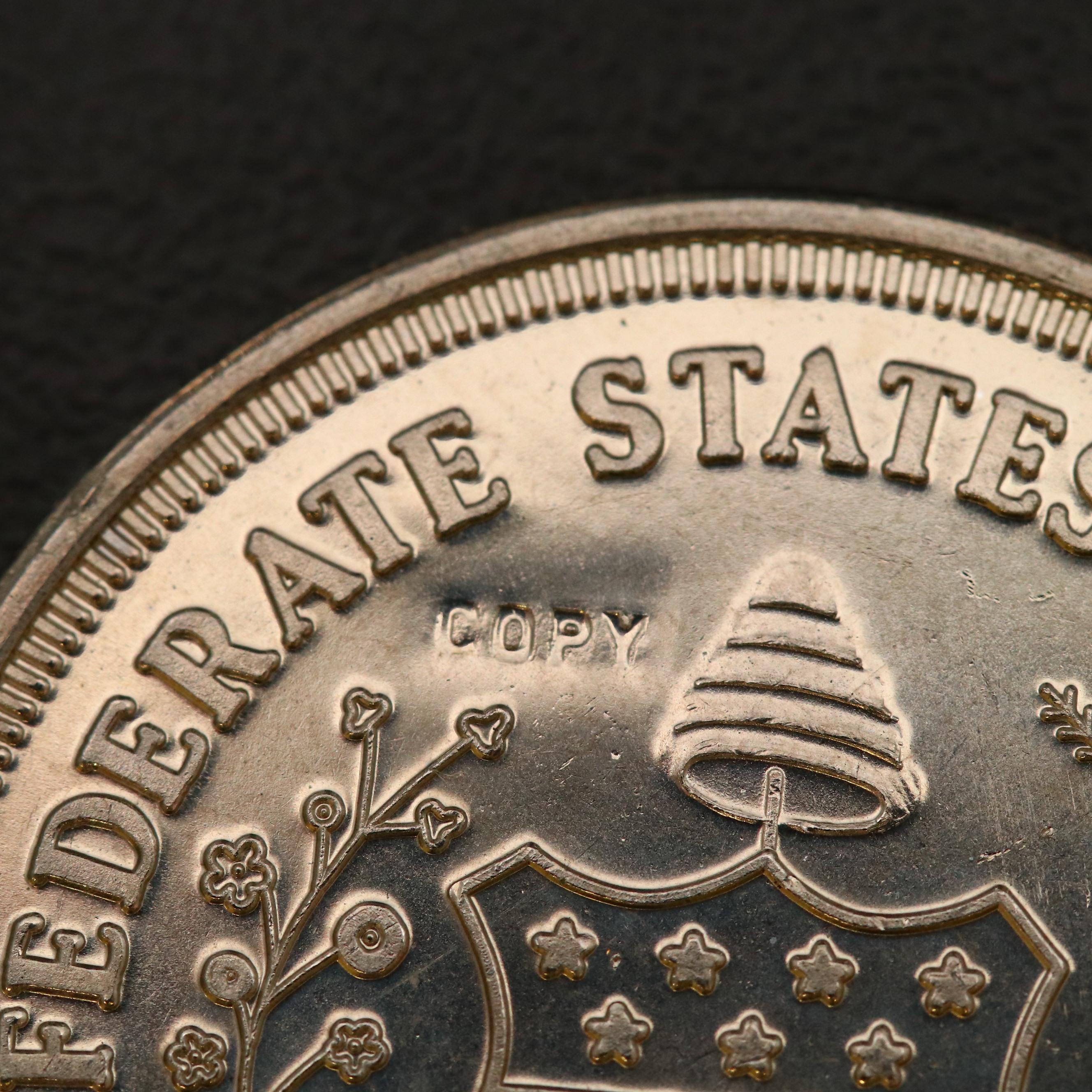 Reproduction 1861 Confederate Half Dollar