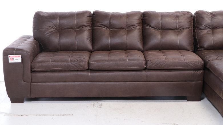 Home Solutions by Lane "Excursion Java" Upholstered Sectional Sofa