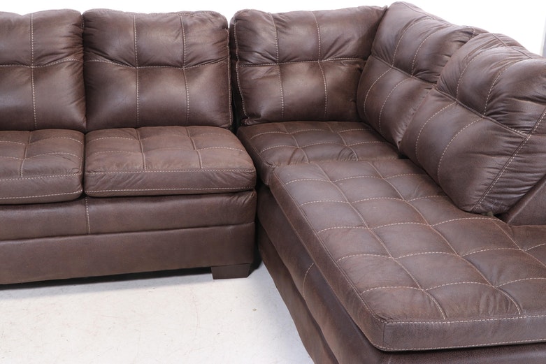 Home Solutions by Lane "Excursion Java" Upholstered Sectional Sofa