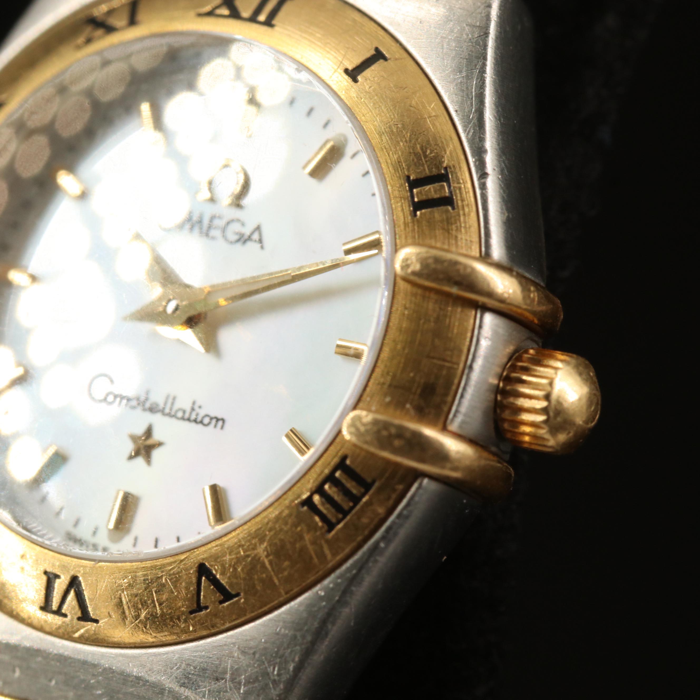 Omega "Constellation" 18K and Stainless Steel Watch
