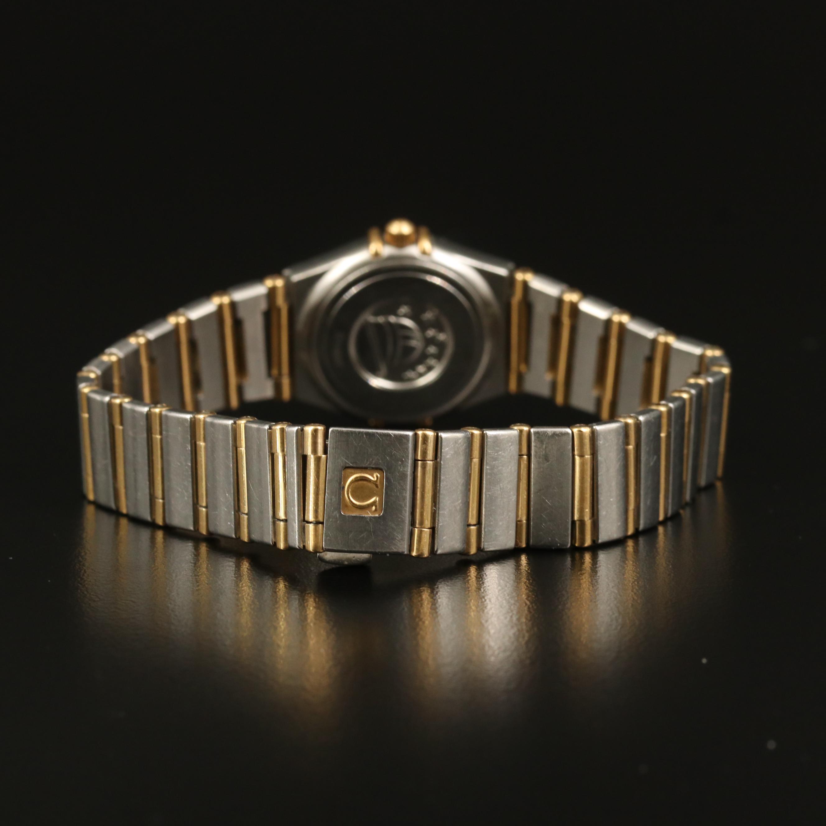 Omega "Constellation" 18K and Stainless Steel Watch