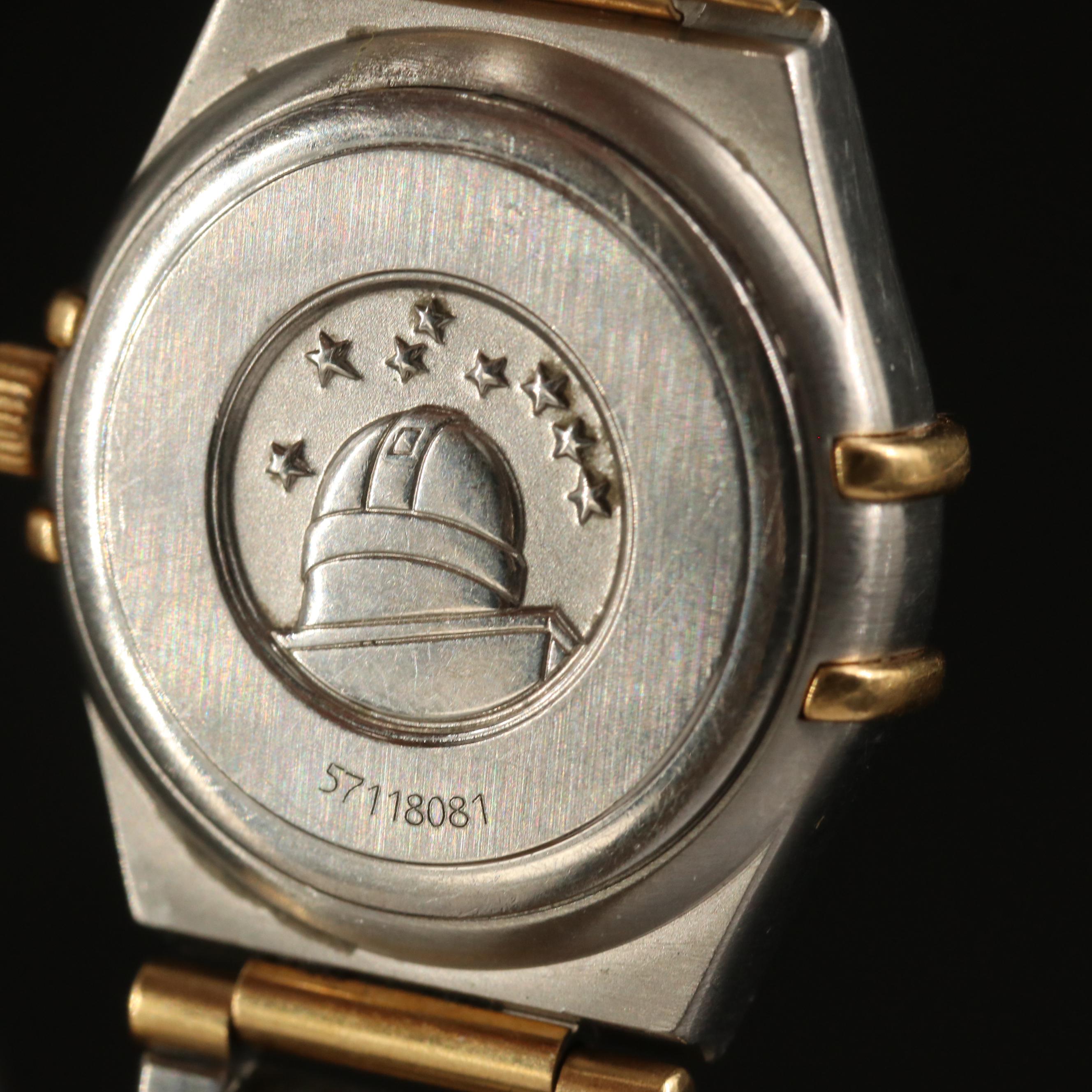 Omega "Constellation" 18K and Stainless Steel Watch