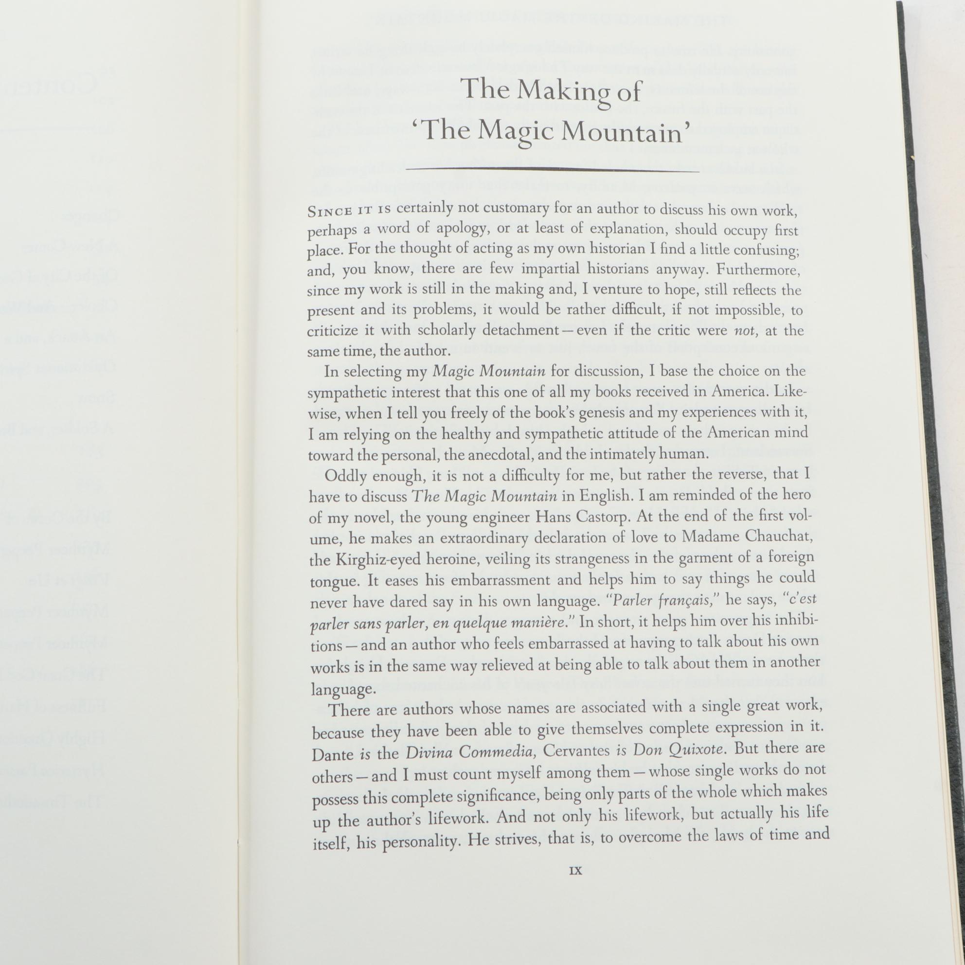 "The Magic Mountain" by Thomas Mann and More Easton Press Edition Books