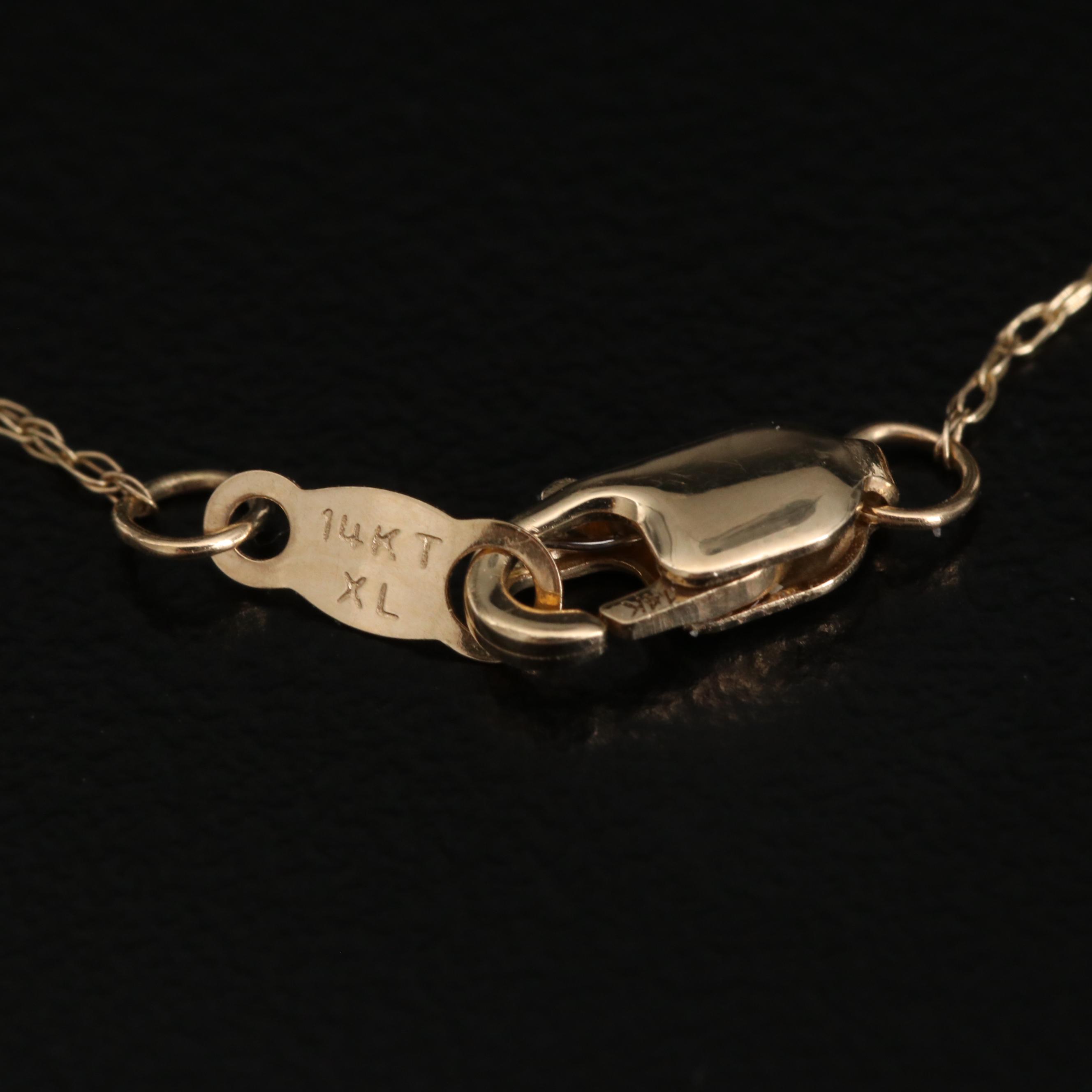 14K Rock Crystal Quartz, Carnelian and Diamond Halo Drop Pendant Necklace