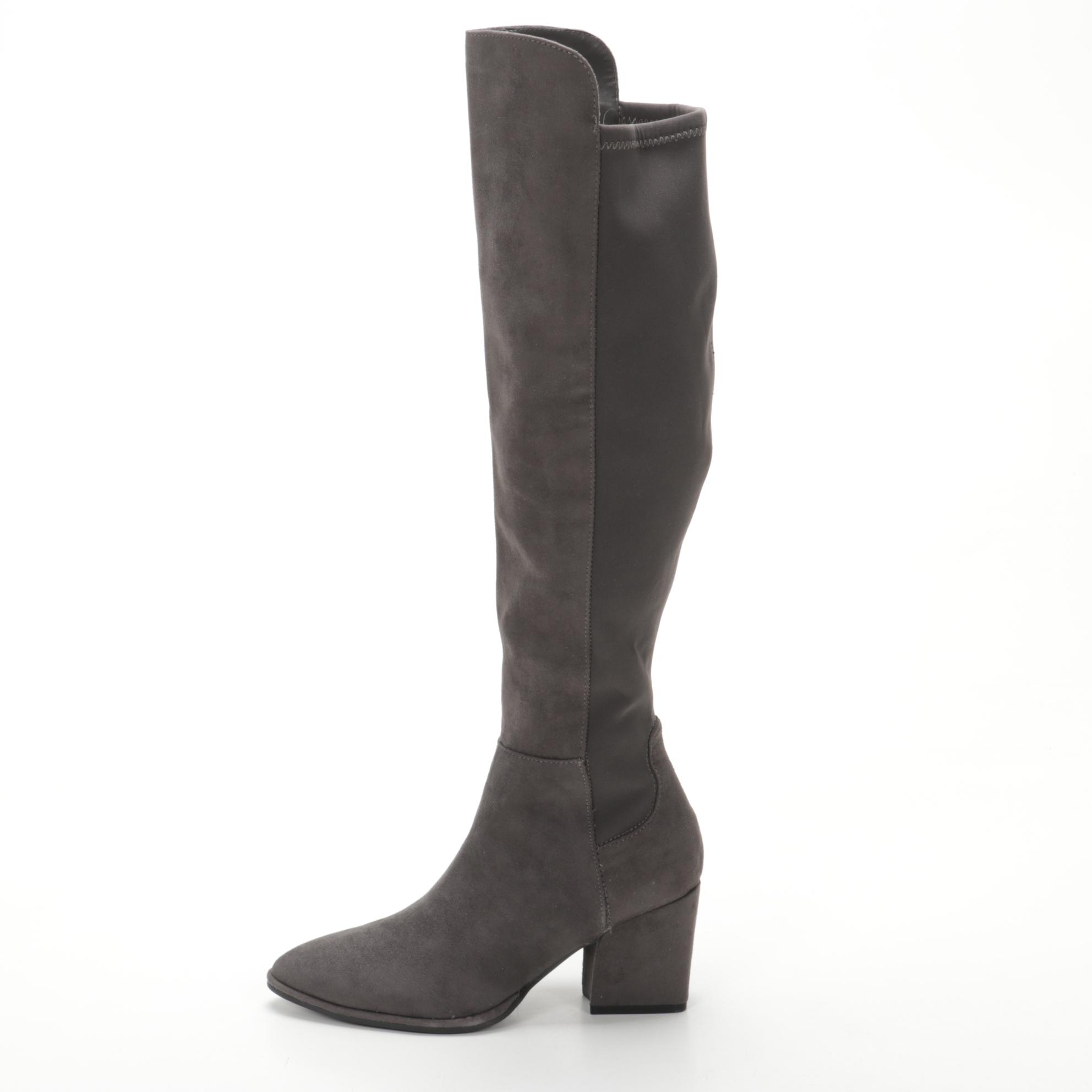 Marc Fisher Lecture3 Knee-High Boots in Grey Multi