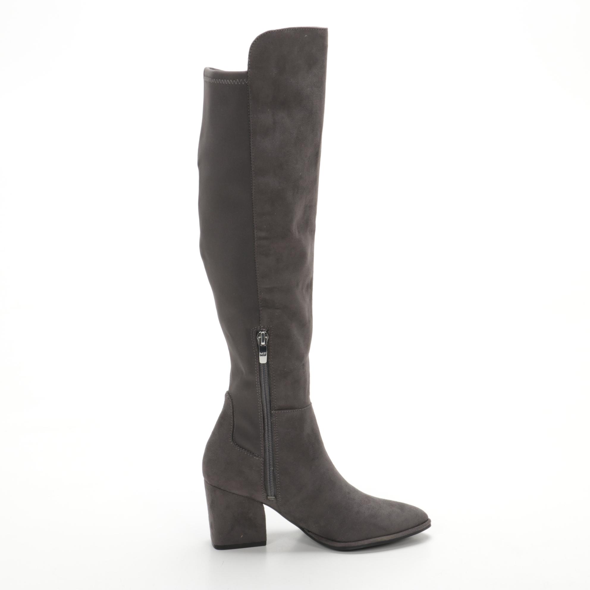 Marc Fisher Lecture3 Knee-High Boots in Grey Multi