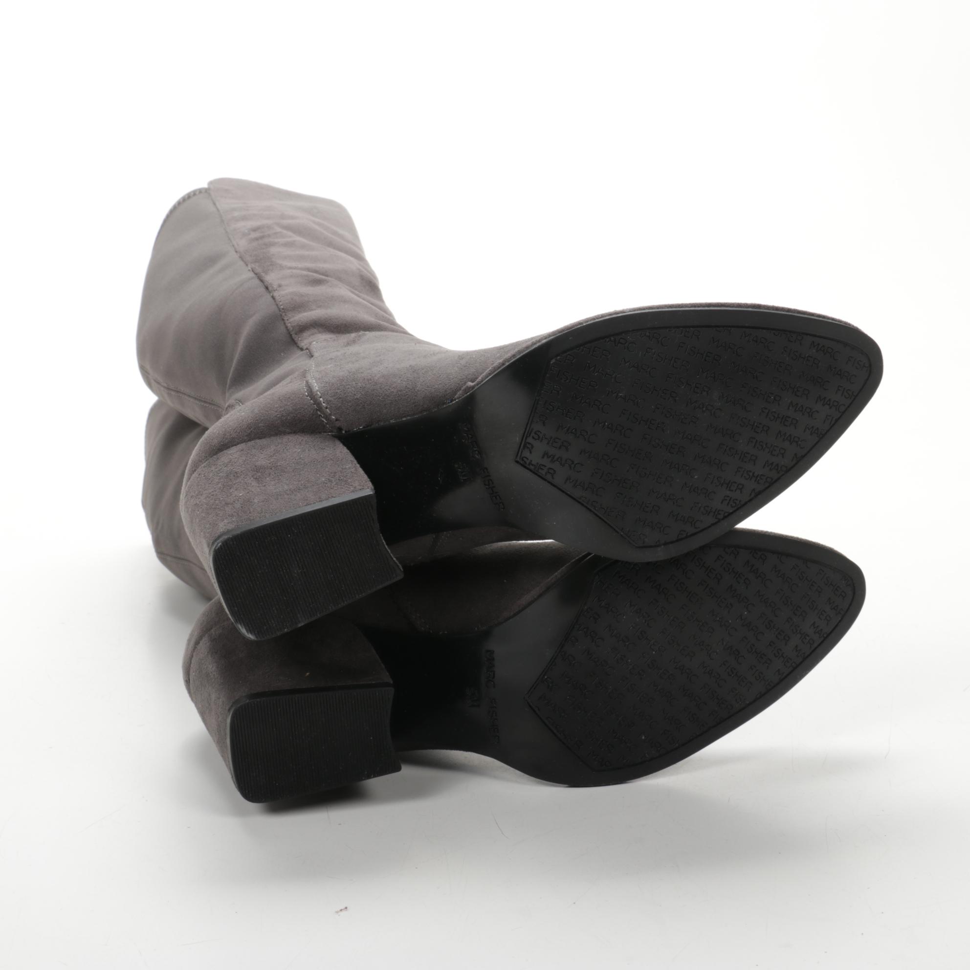 Marc Fisher Lecture3 Knee-High Boots in Grey Multi