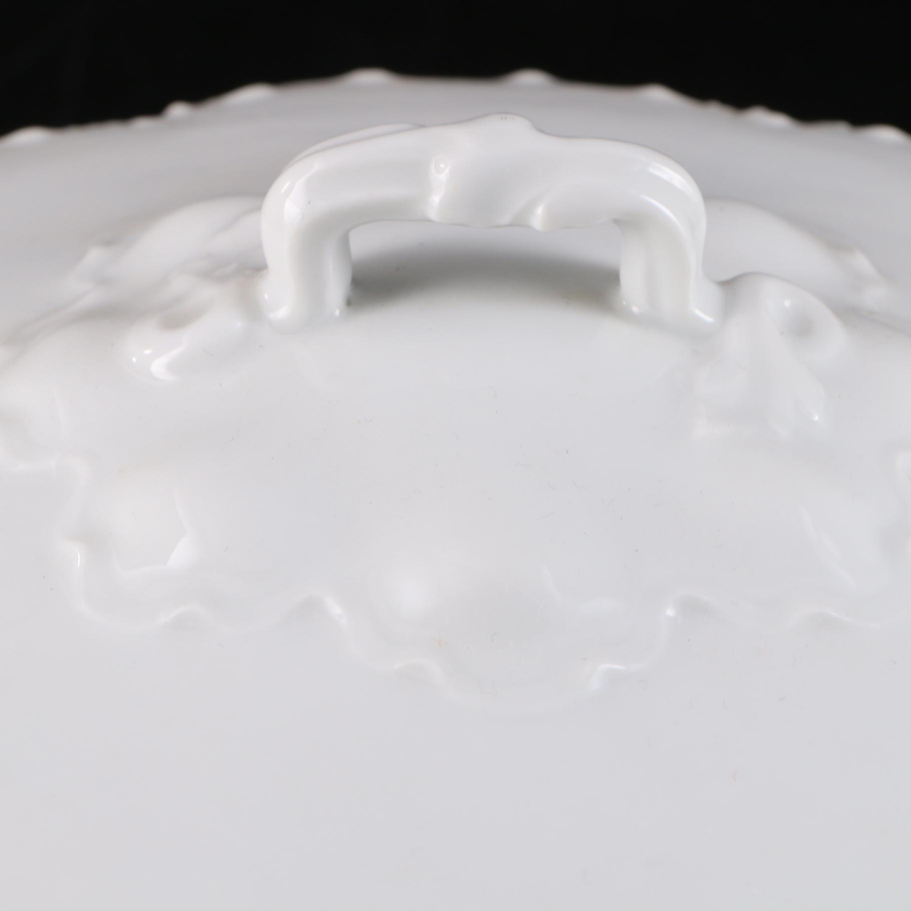 Haviland Limoges "Ranson" Porcelain Covered Vegetable Dish, 1893–1931