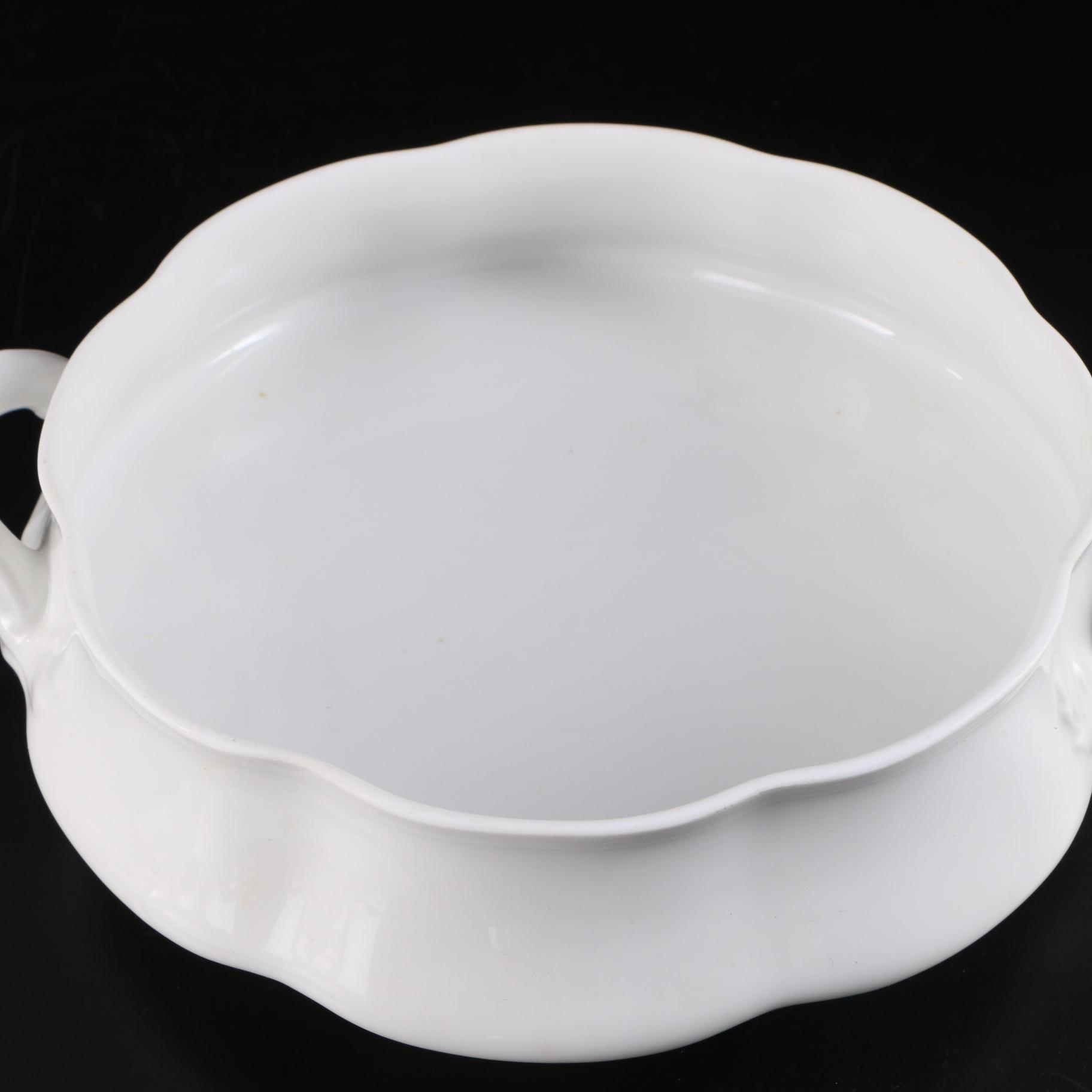 Haviland Limoges "Ranson" Porcelain Covered Vegetable Dish, 1893–1931