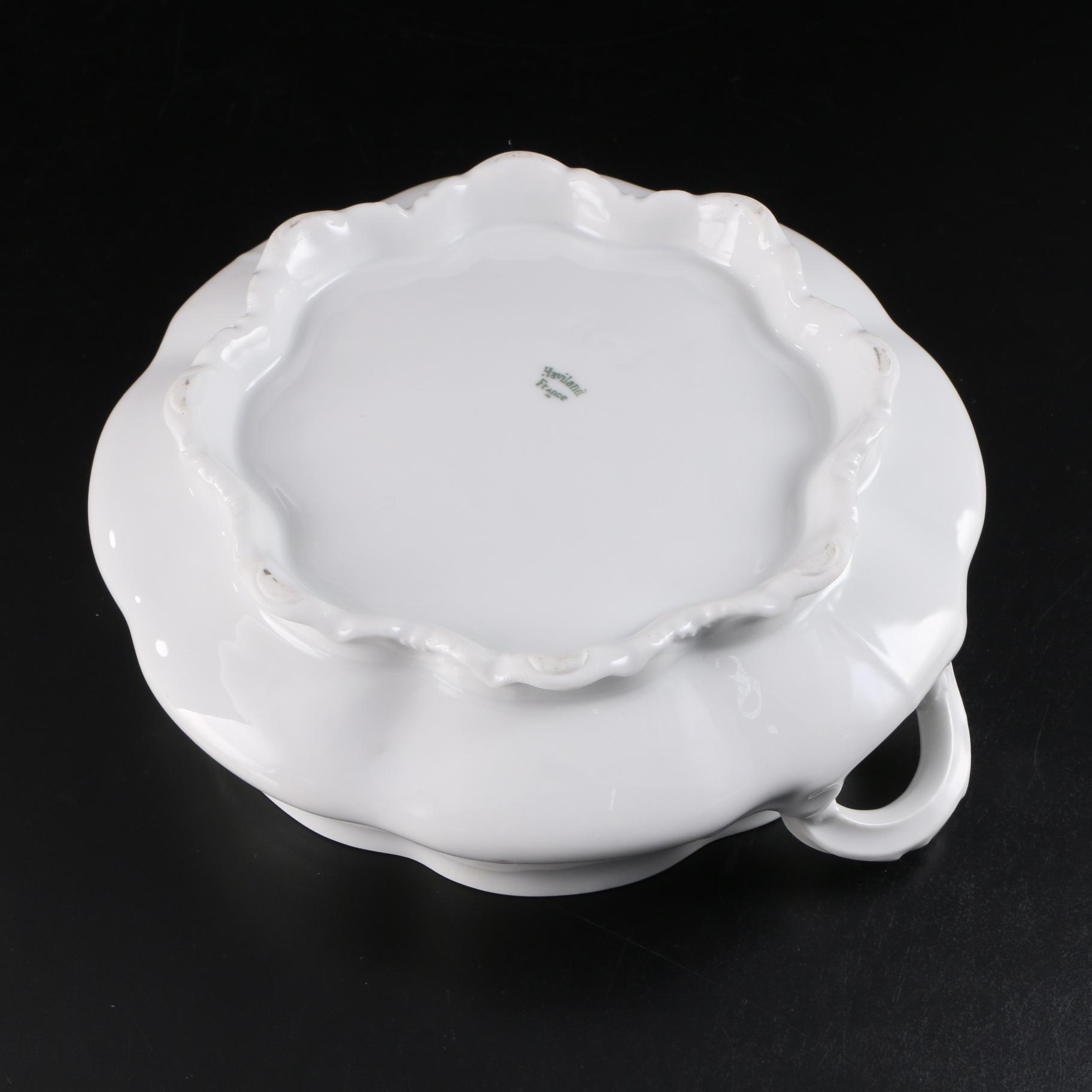 Haviland Limoges "Ranson" Porcelain Covered Vegetable Dish, 1893–1931