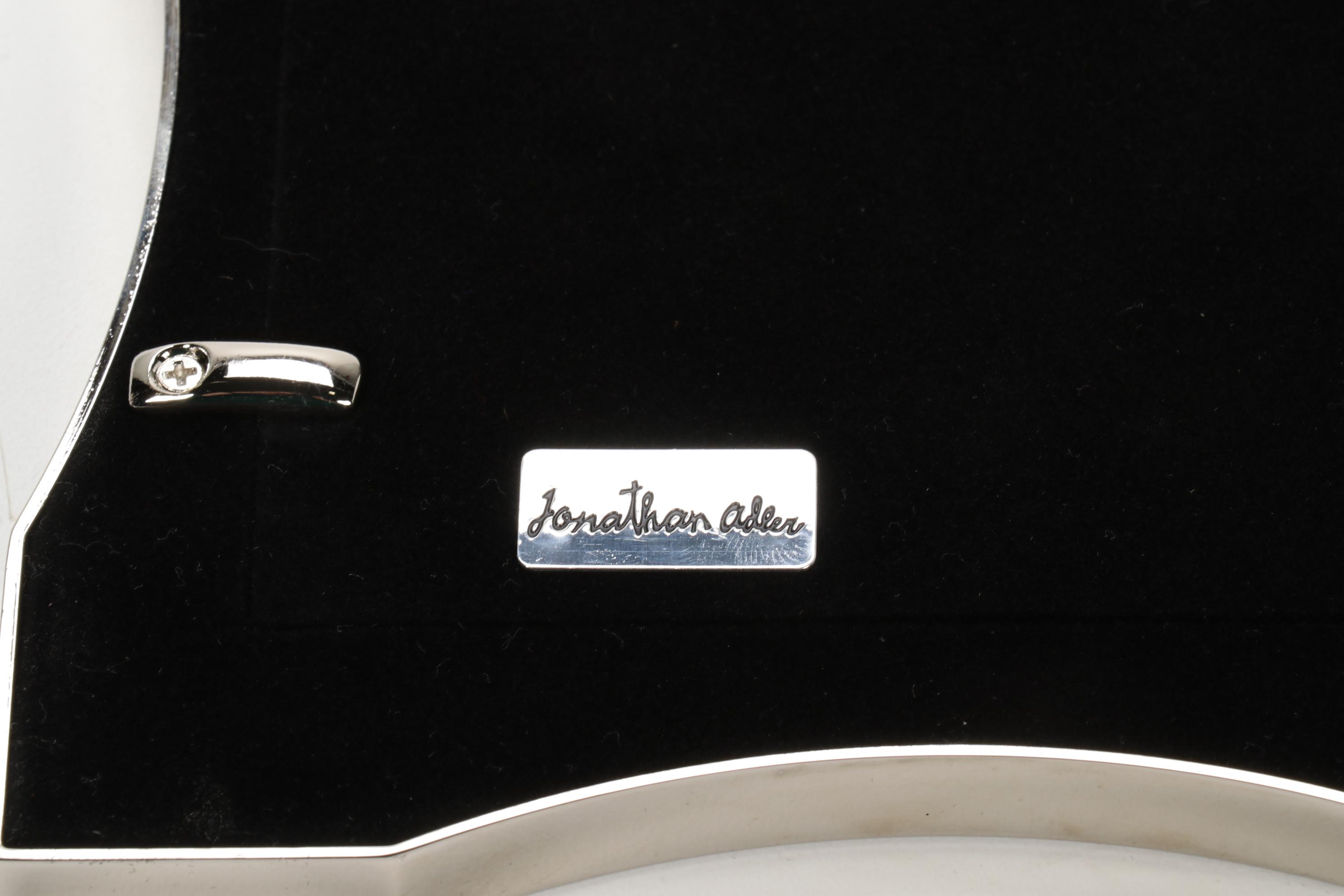 Jonathan Adler Enameled Metal Frames and Table Clock