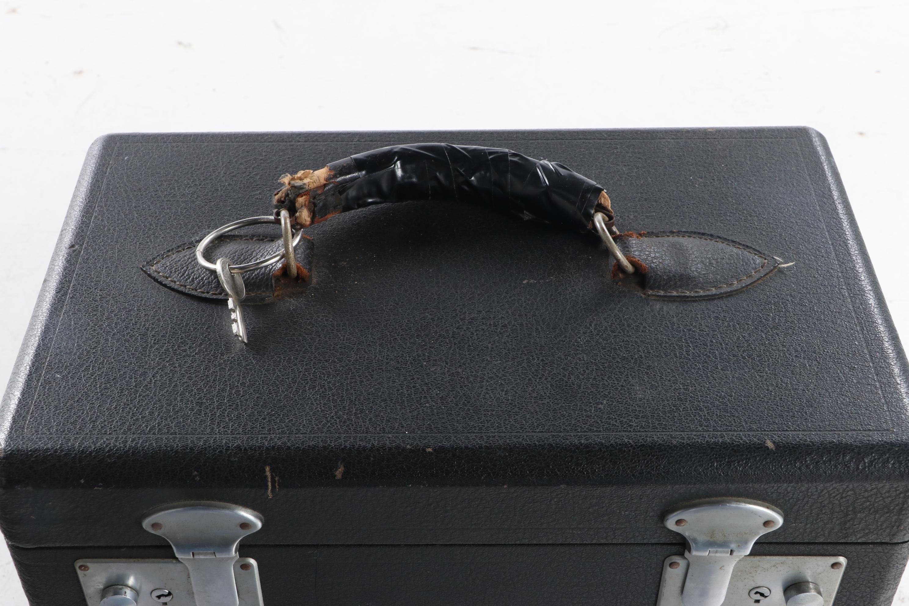 Singer "221-1" Portable Electric Sewing Machine with Accessories and Case