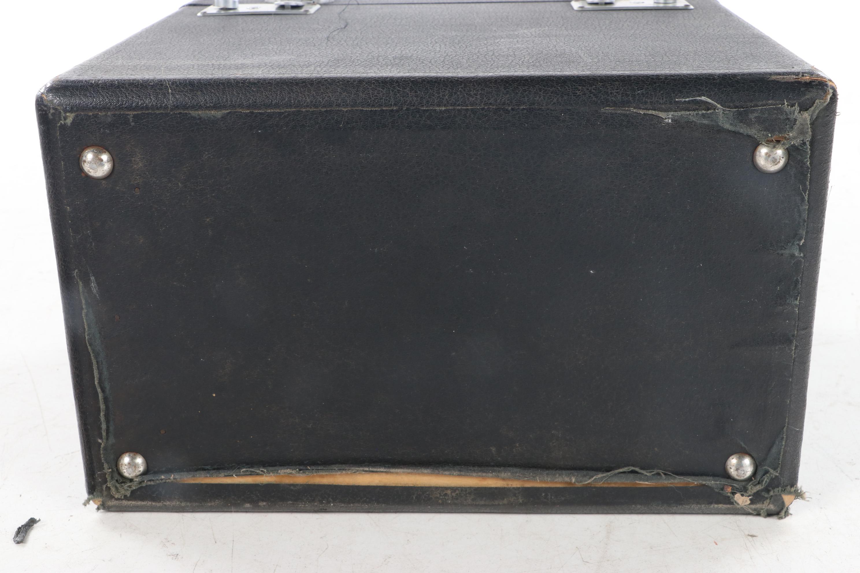 Singer "221-1" Portable Electric Sewing Machine with Accessories and Case