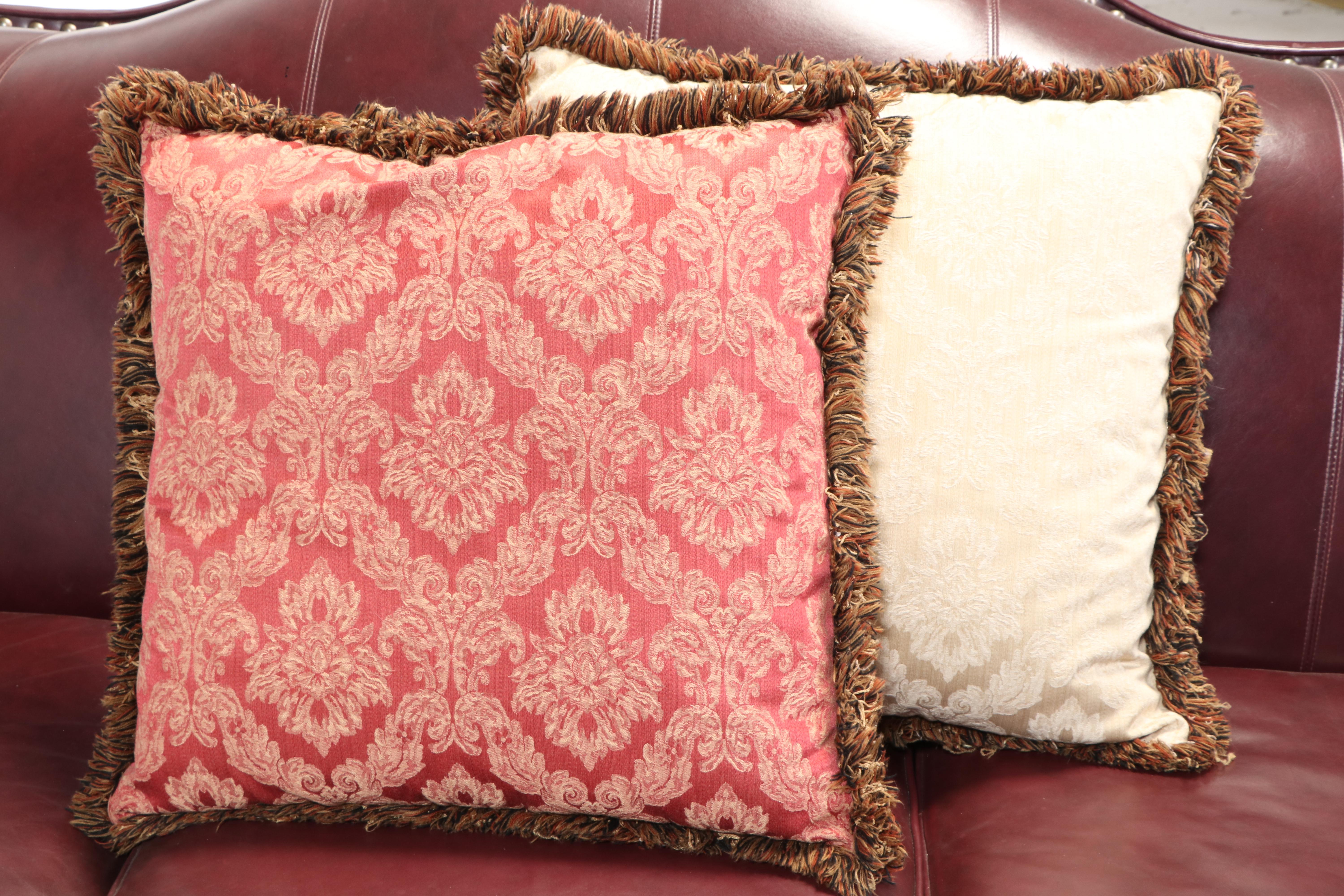 Bob Timberlake Three-Seat  Leather Sofa with Nailhead Trim