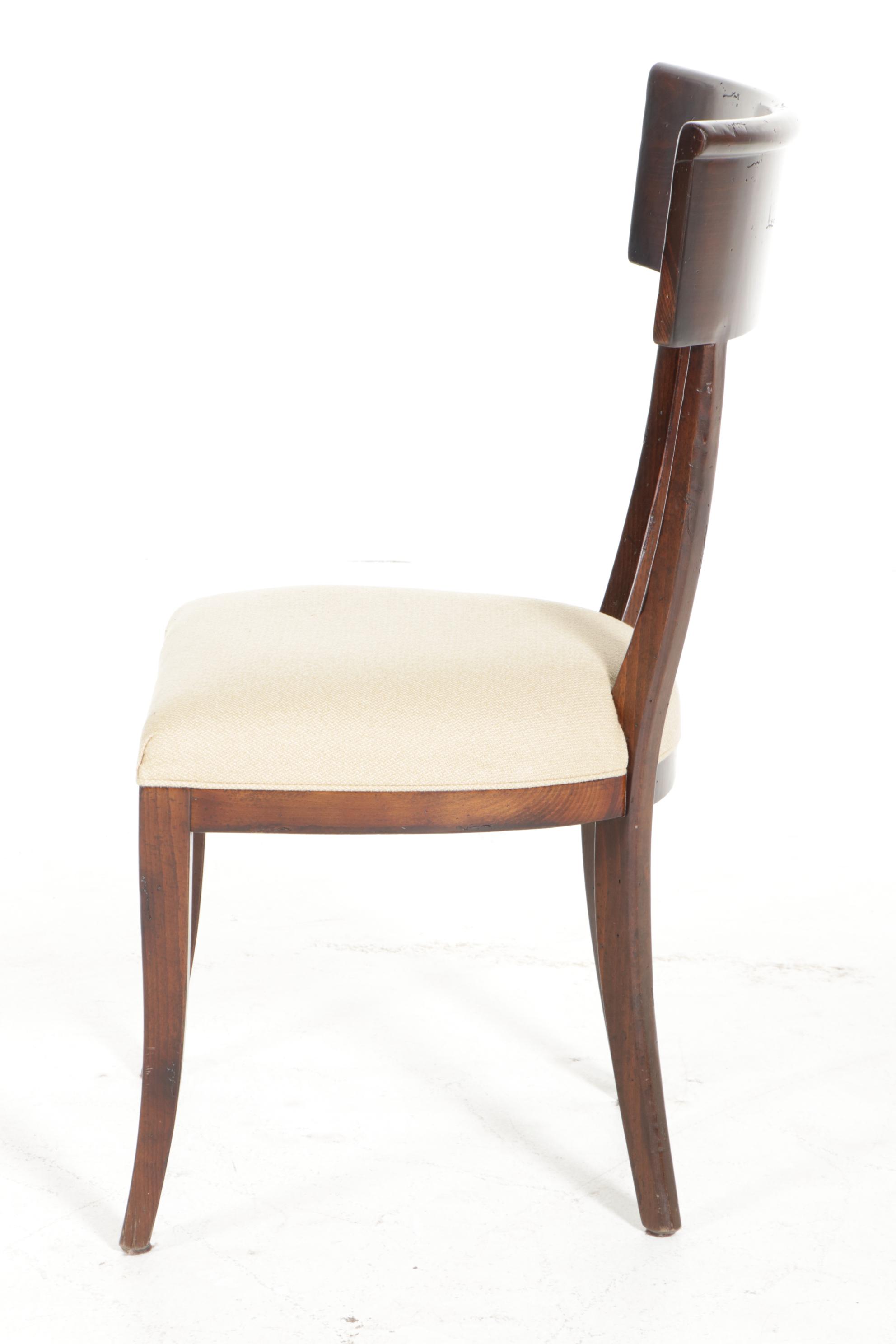 Four Baker Furniture Milling Road "Empire" Dining Chairs