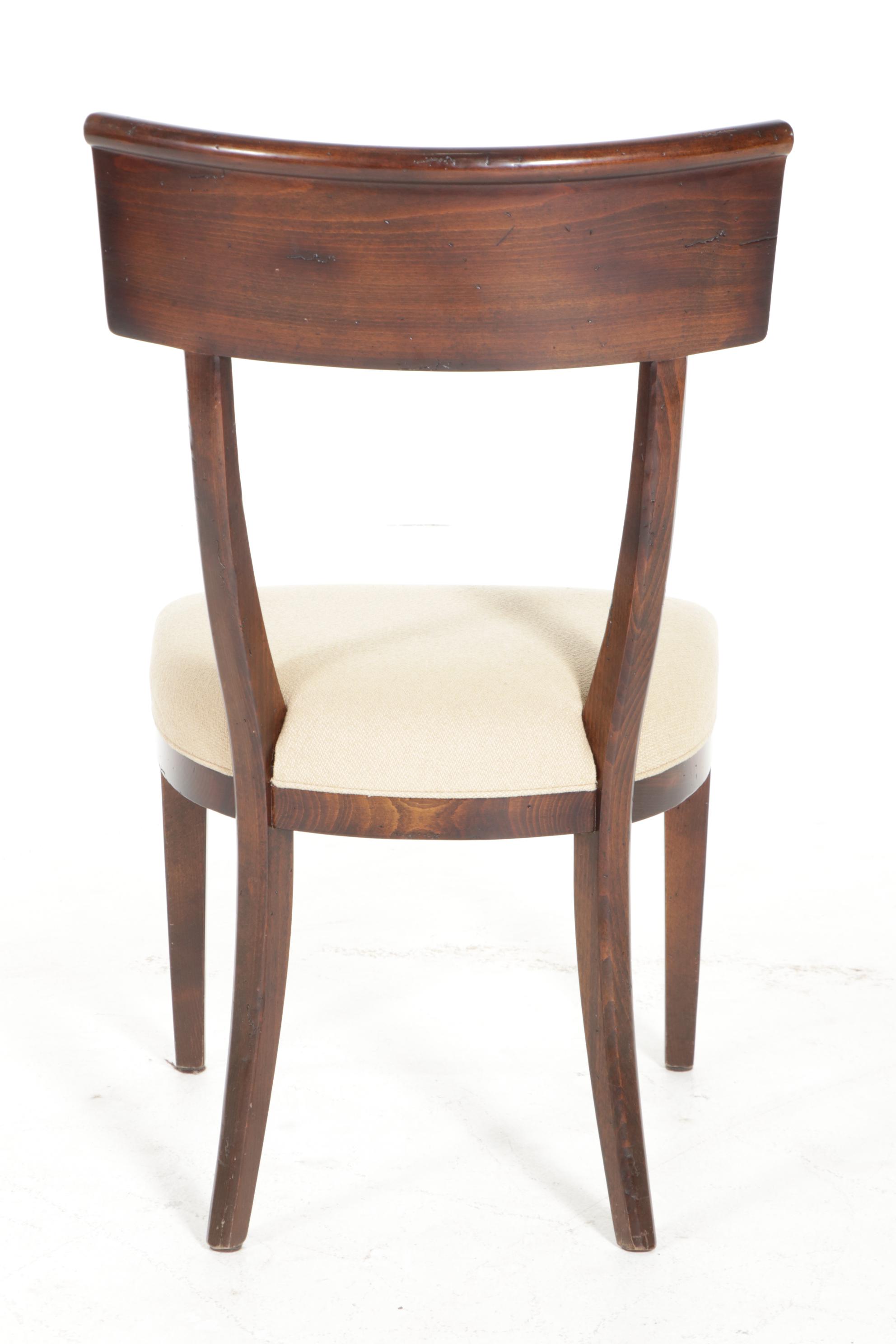 Four Baker Furniture Milling Road "Empire" Dining Chairs