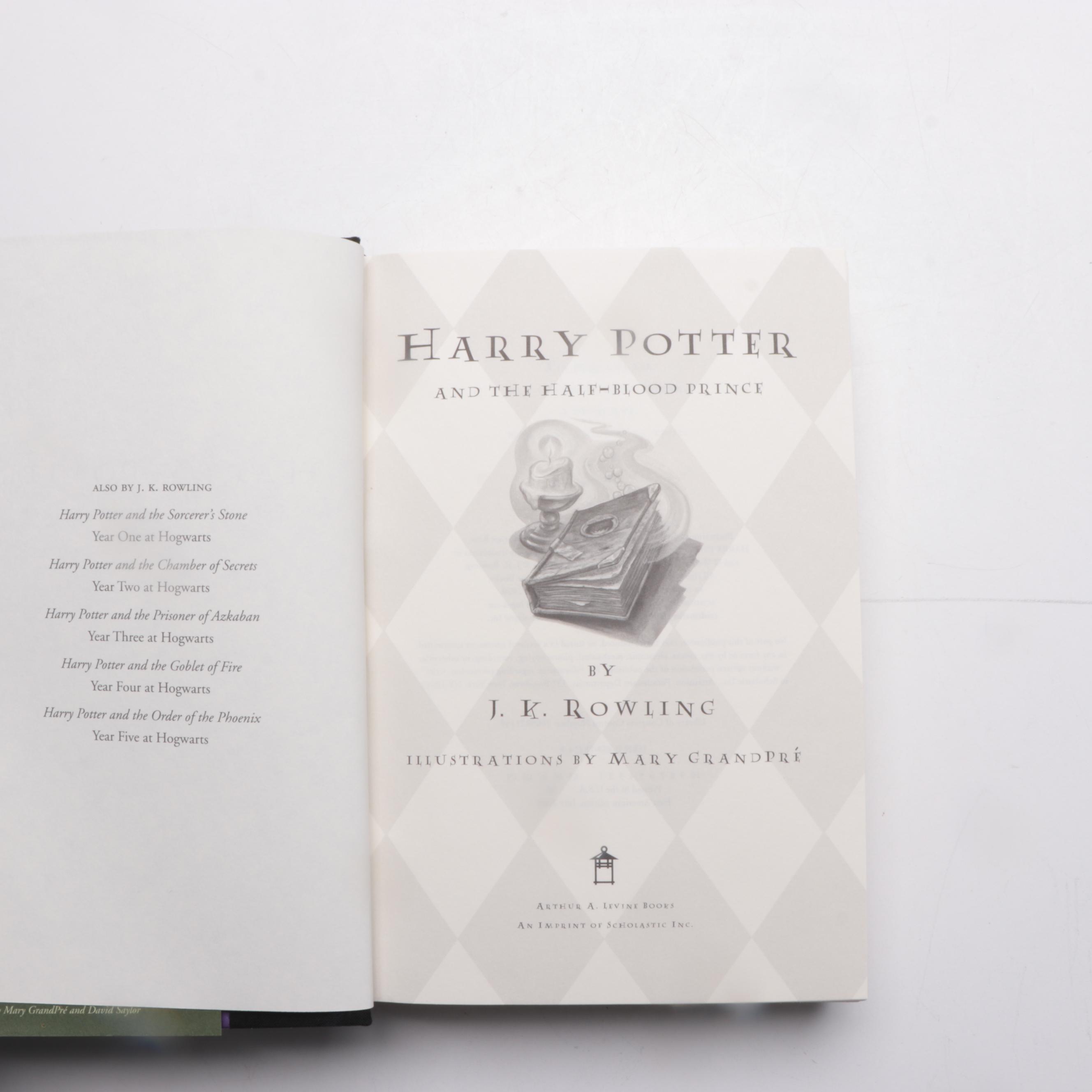Complete First American Edition "Harry Potter" Series by J. K. Rowling