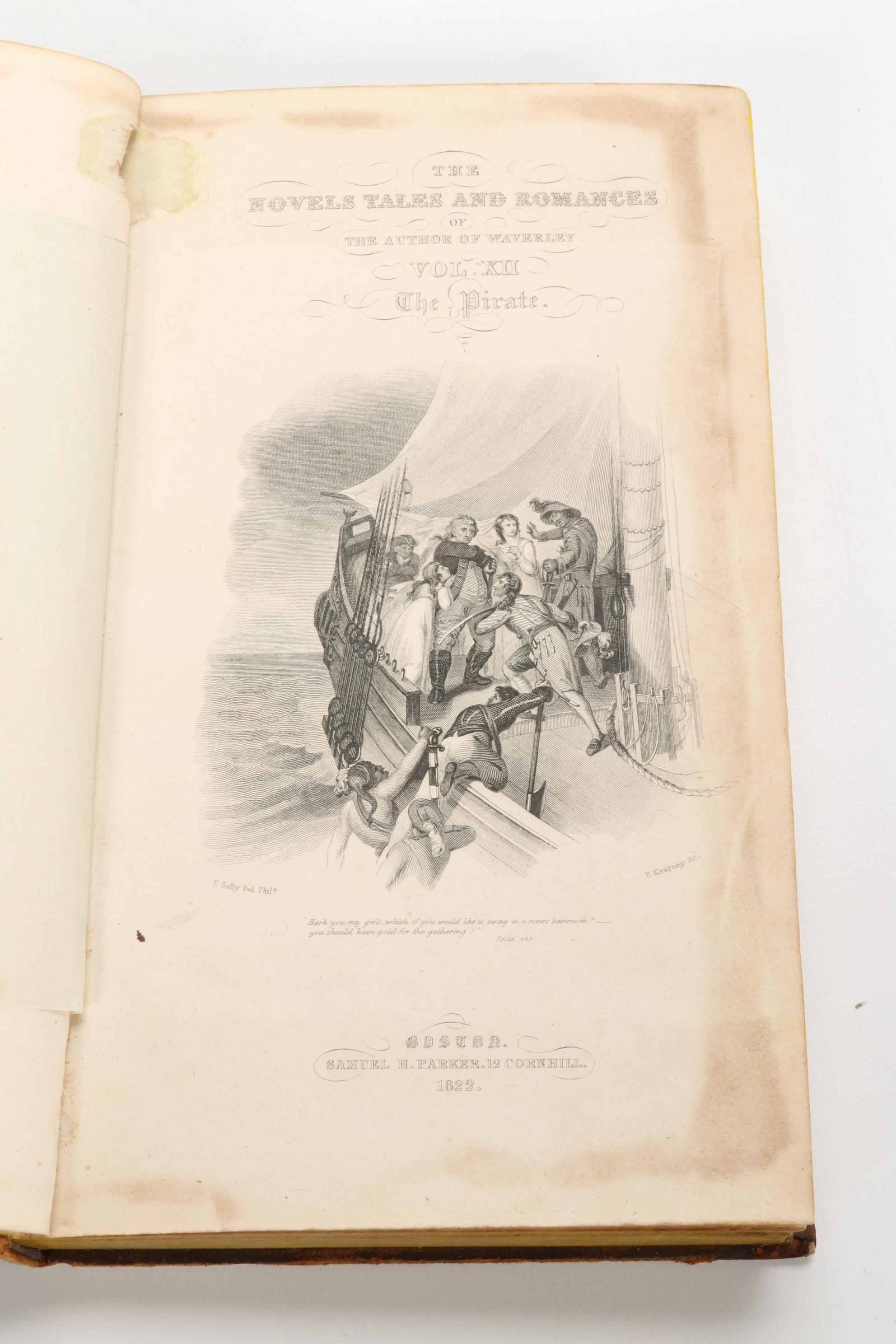 Early Edition "The Pirate" by Sir Walter Scott, 1822
