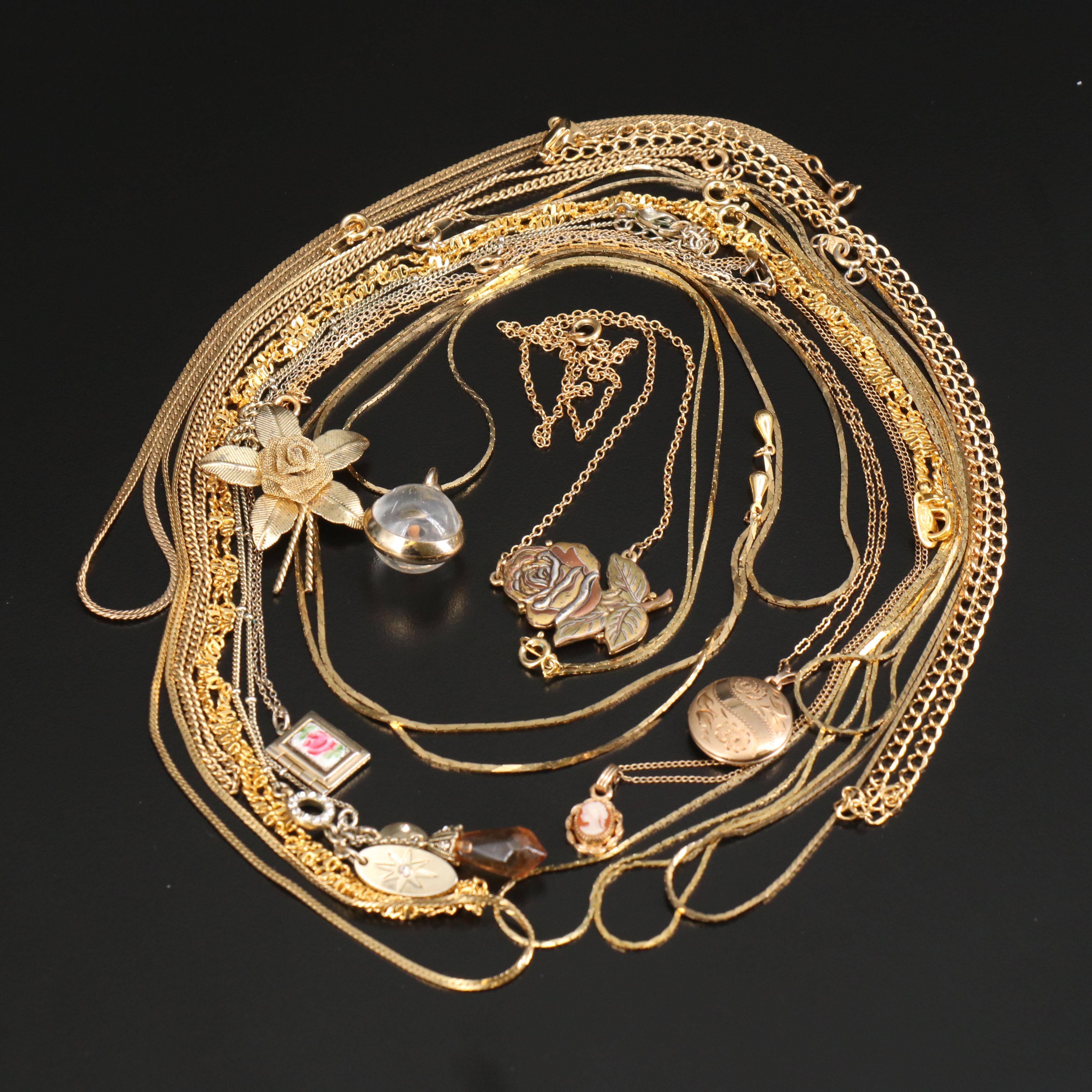 Jewelry Lot Featuring Agate, Turquoise and Black Onyx