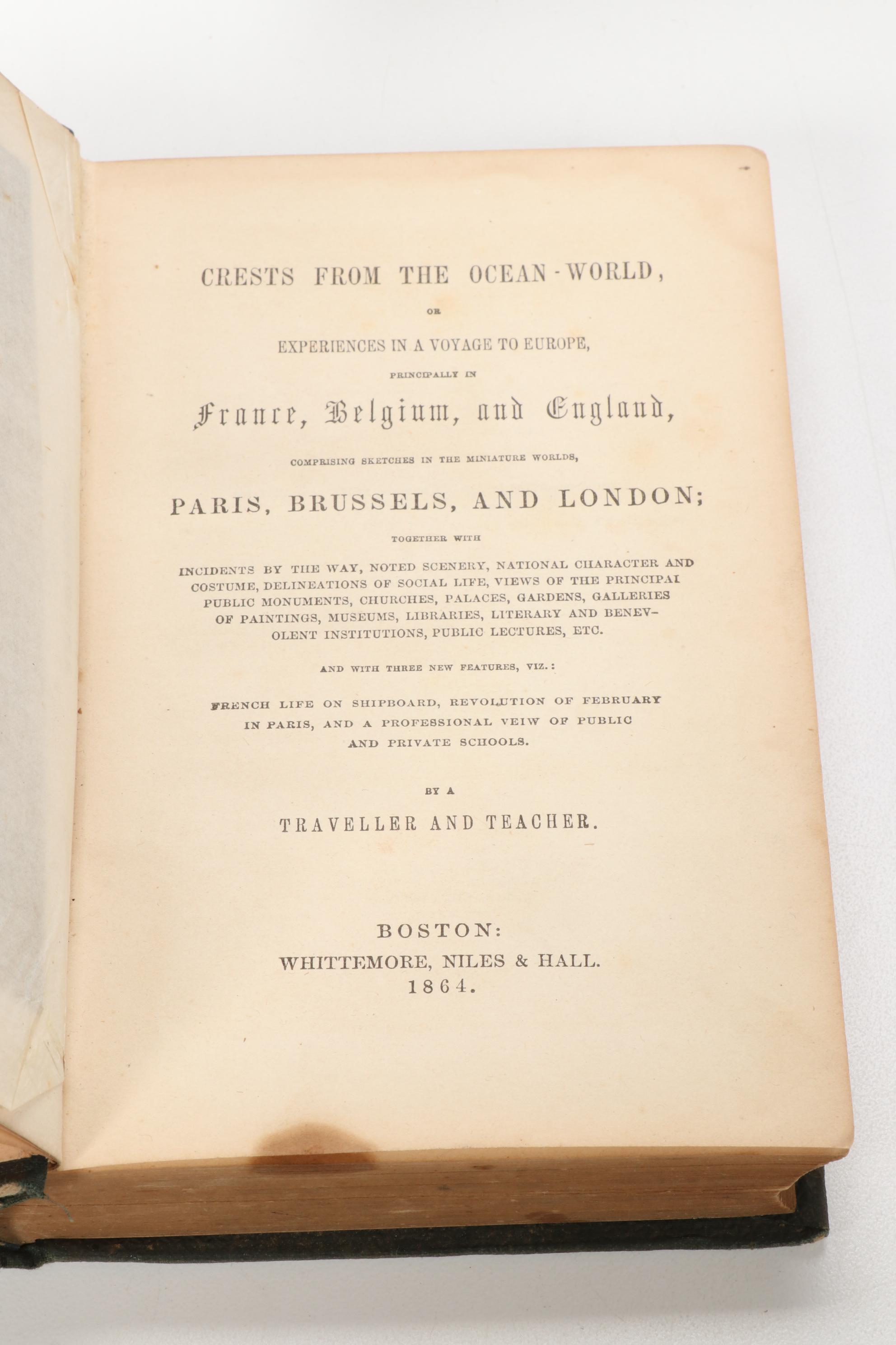 "Elements of Meteorology," "Crests from the Ocean World," and Military Textbook