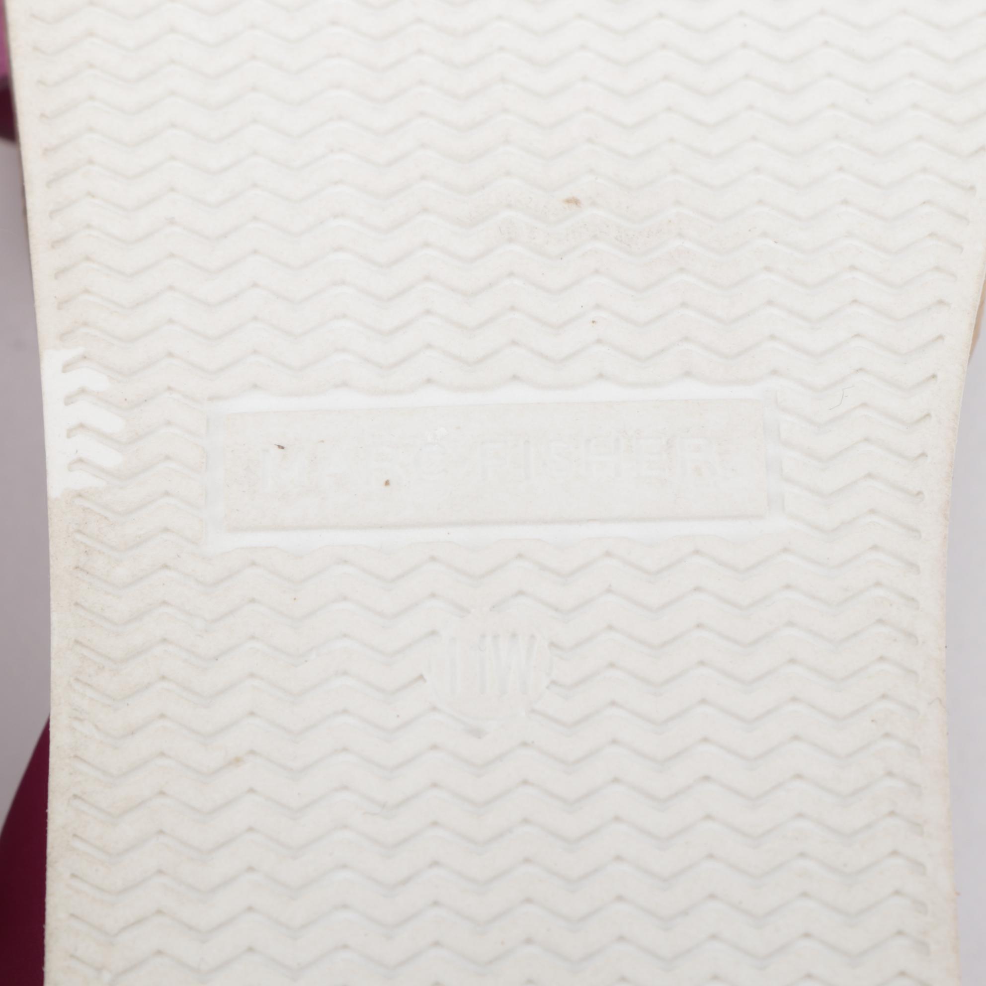 Marc Fisher Magenta Suede Verily Sandals with Bobs Blush Desert Kiss Sandals