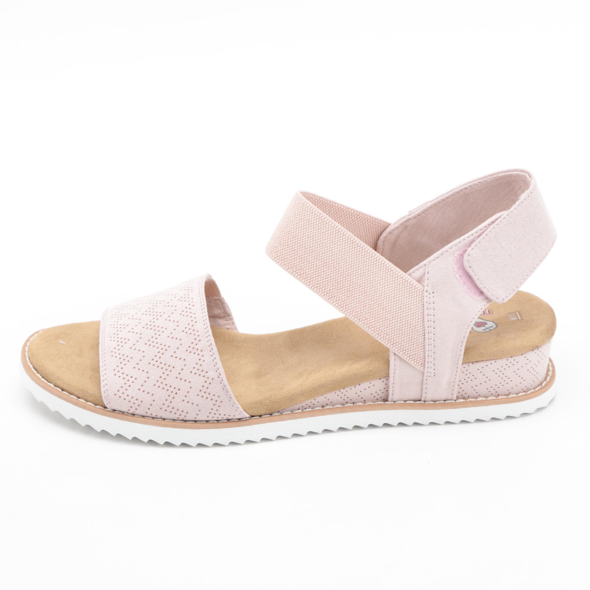 Marc Fisher Magenta Suede Verily Sandals with Bobs Blush Desert Kiss Sandals