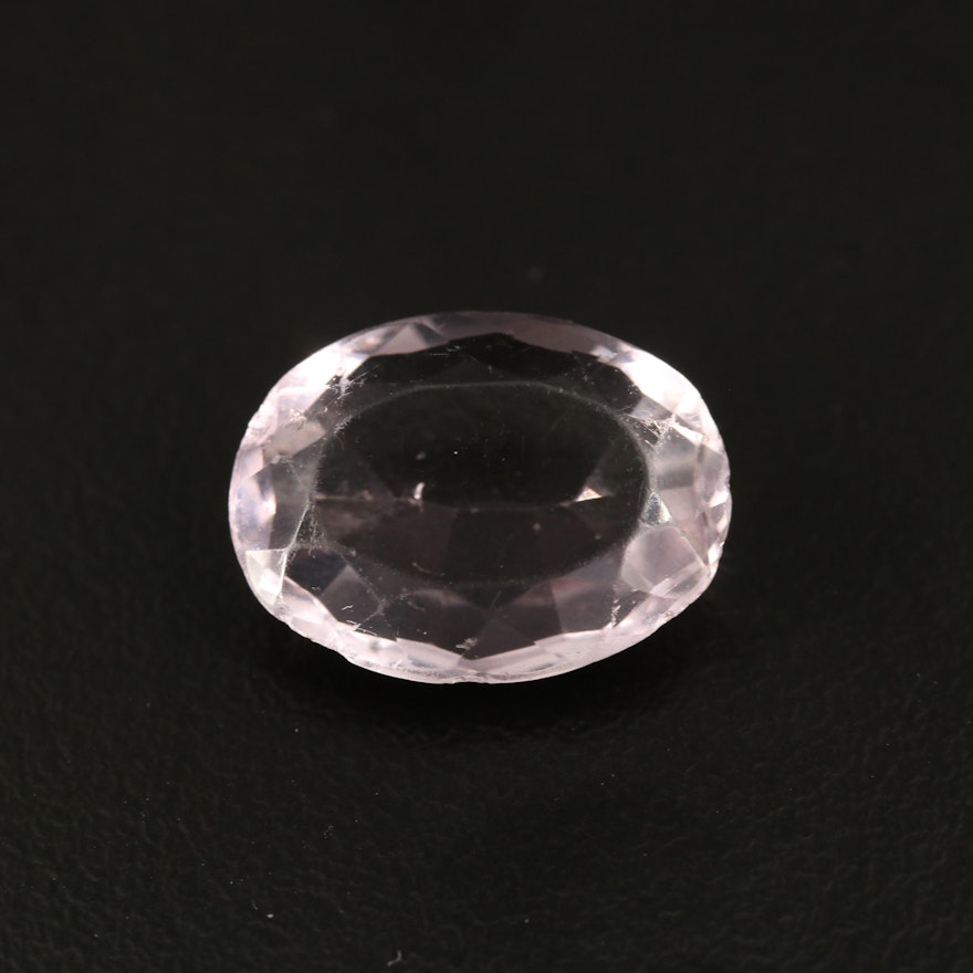 Loose 7.76 CT Oval Faceted Amethyst