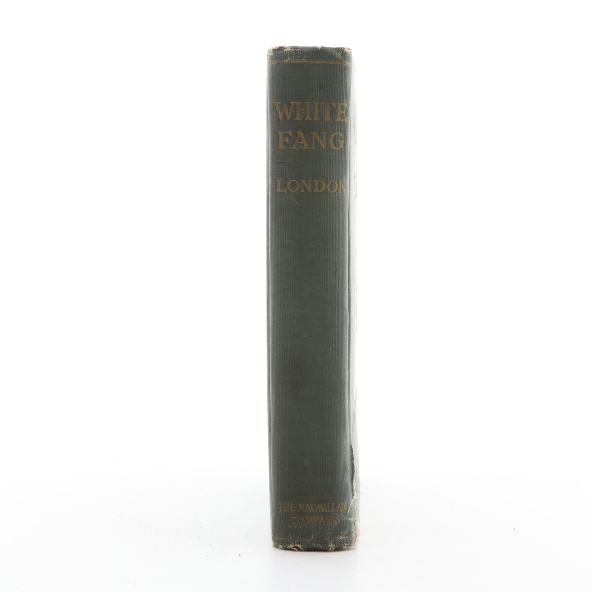 First Edition, First Printing "White Fang" by Jack London, 1906