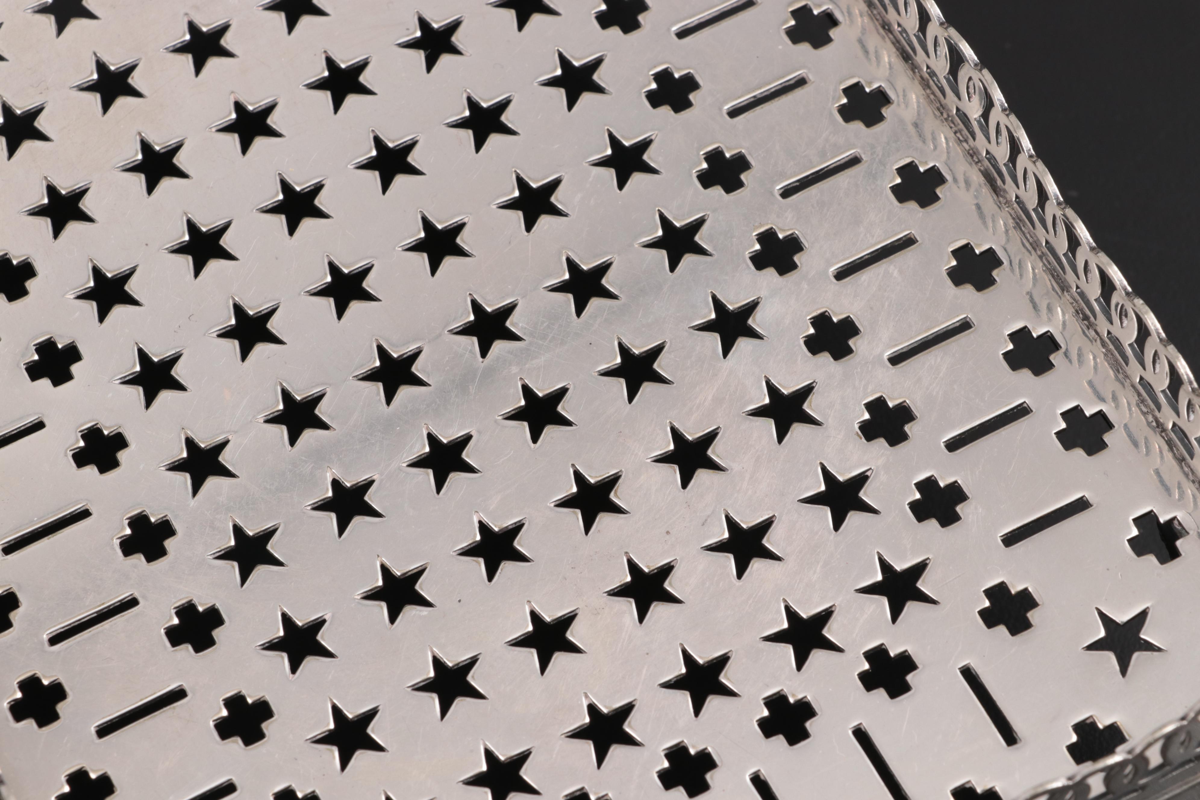 Gotham Silver Co. Silver Plate Footed Gallery Trays, c. 1920-1950