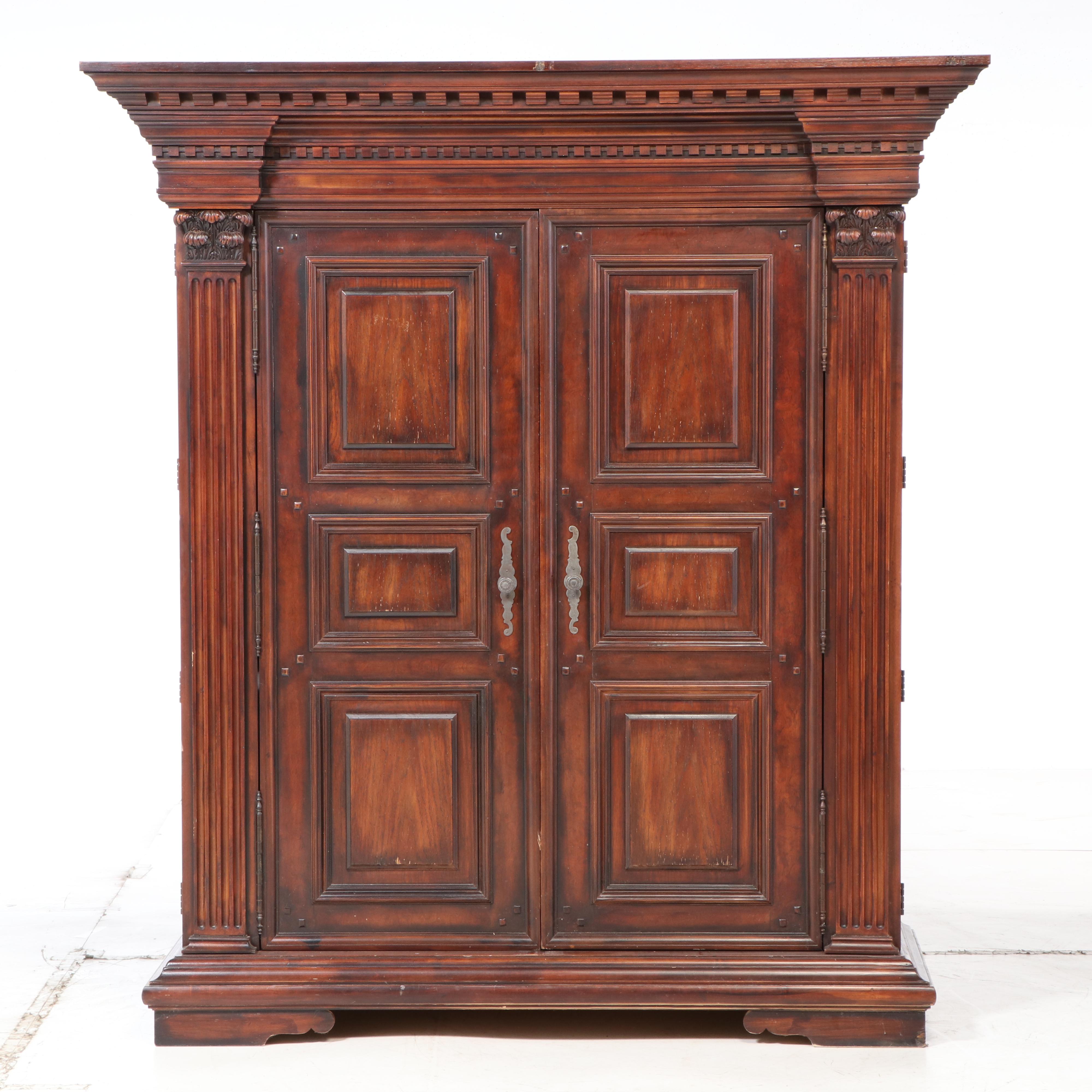 Polo Ralph Lauren for Henredon Mahogany Greek Revival Style Armoire