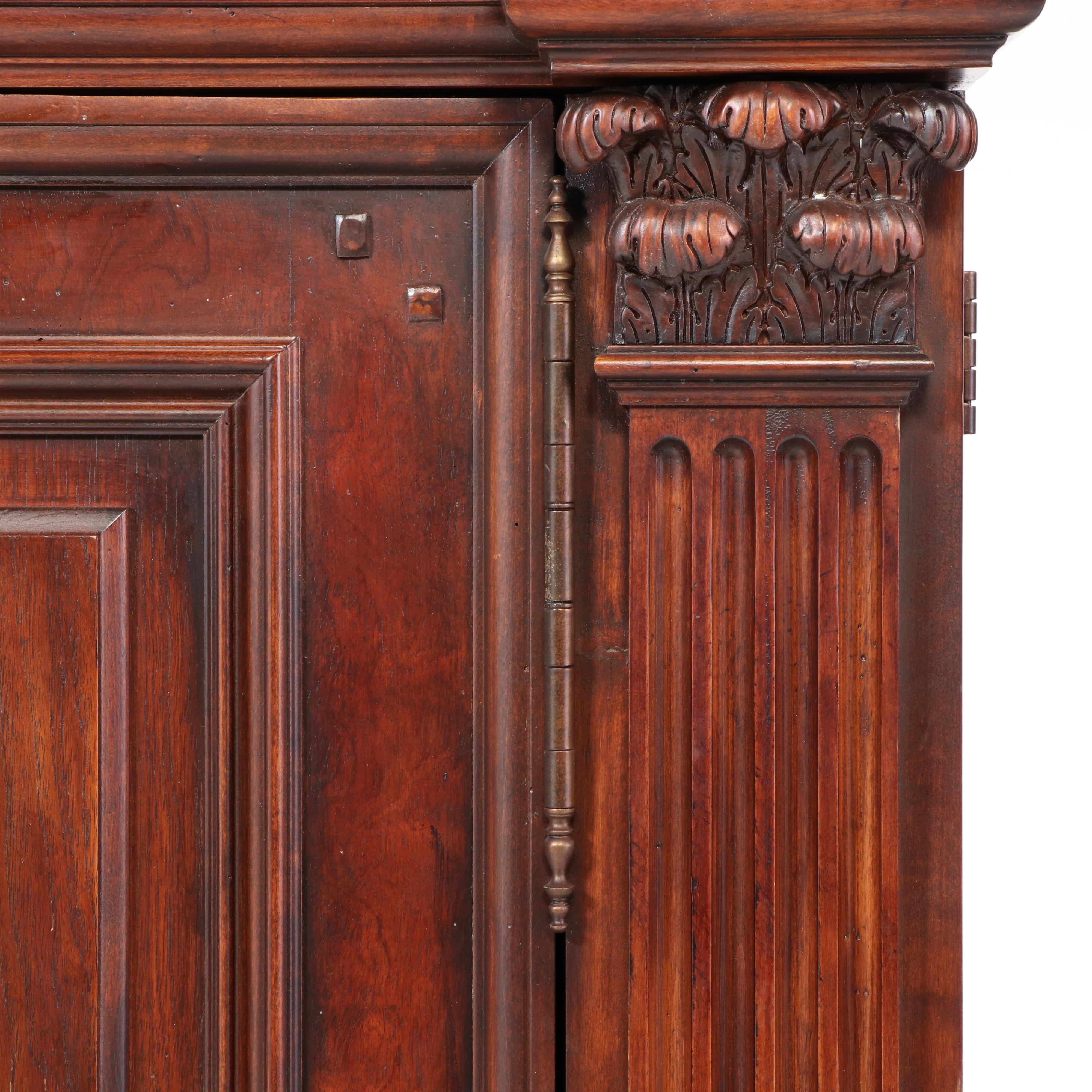 Polo Ralph Lauren for Henredon Mahogany Greek Revival Style Armoire