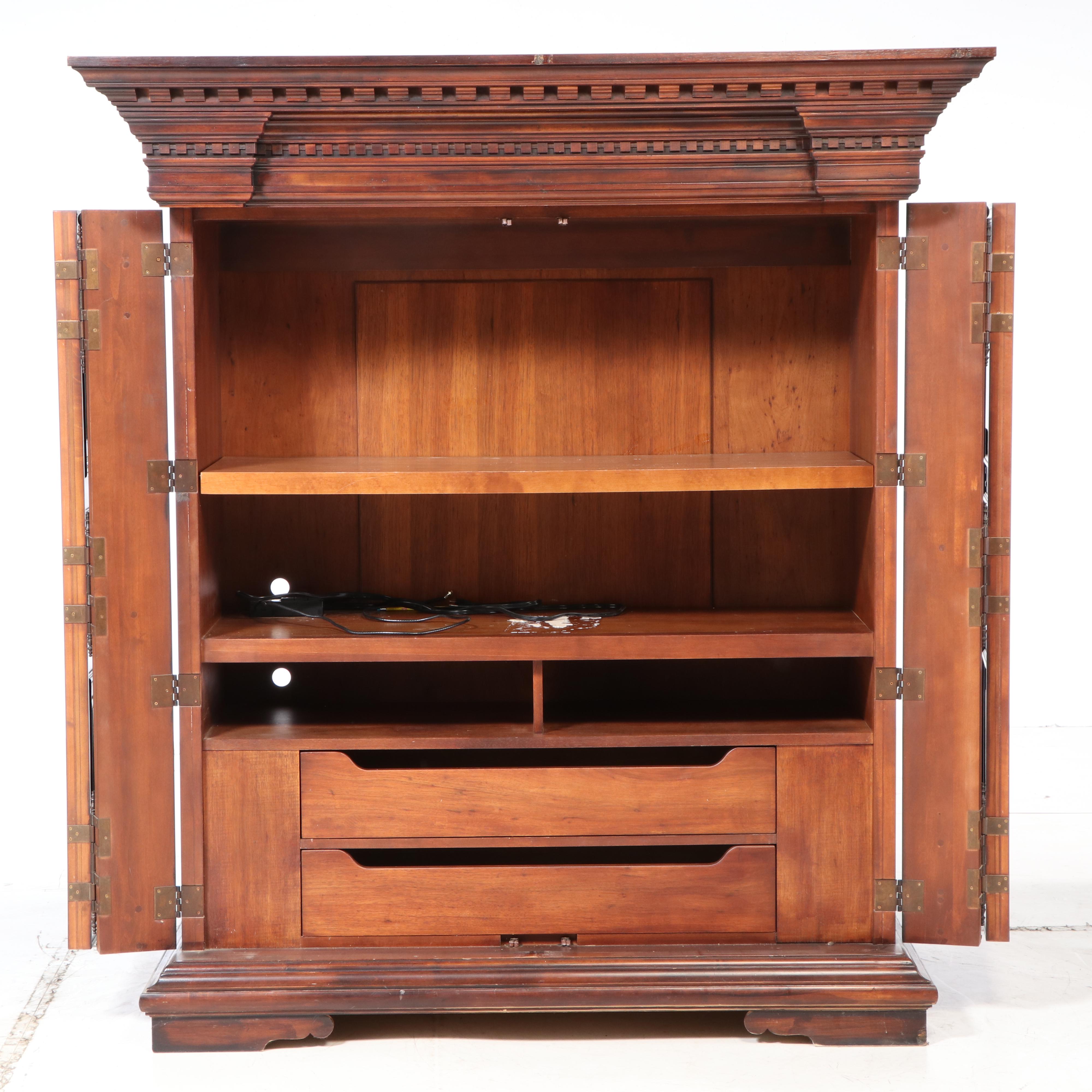 Polo Ralph Lauren for Henredon Mahogany Greek Revival Style Armoire