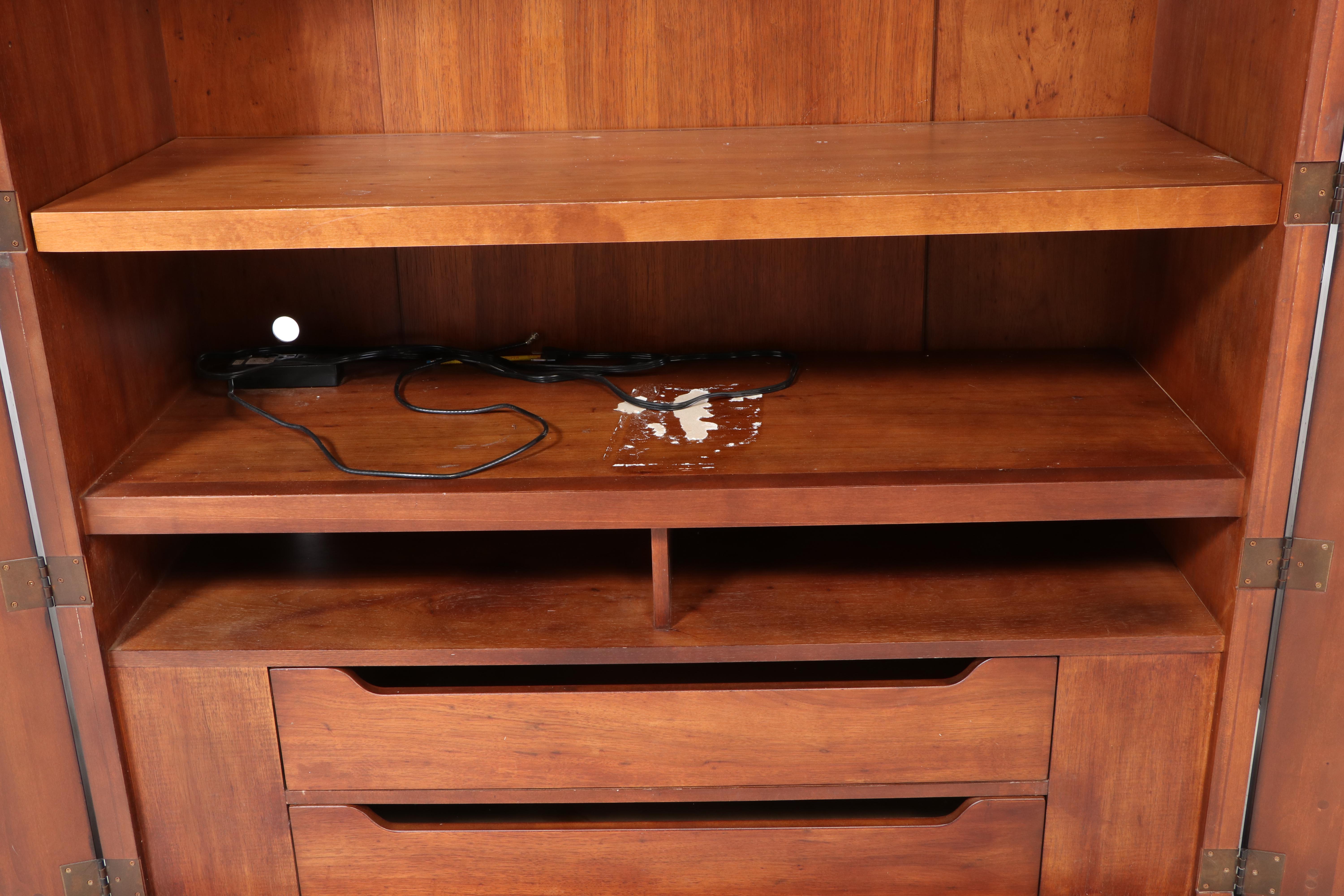 Polo Ralph Lauren for Henredon Mahogany Greek Revival Style Armoire