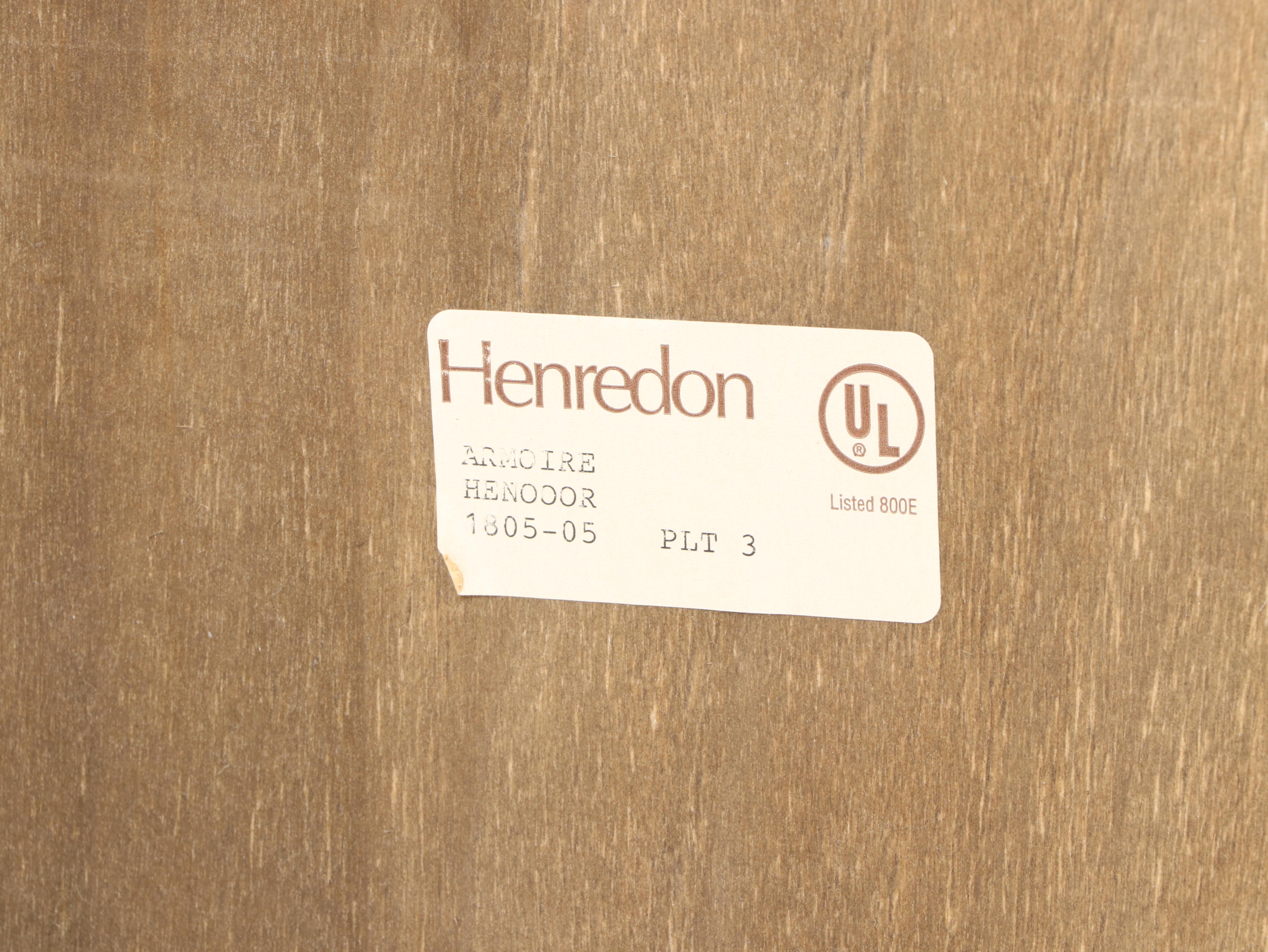 Polo Ralph Lauren for Henredon Mahogany Greek Revival Style Armoire