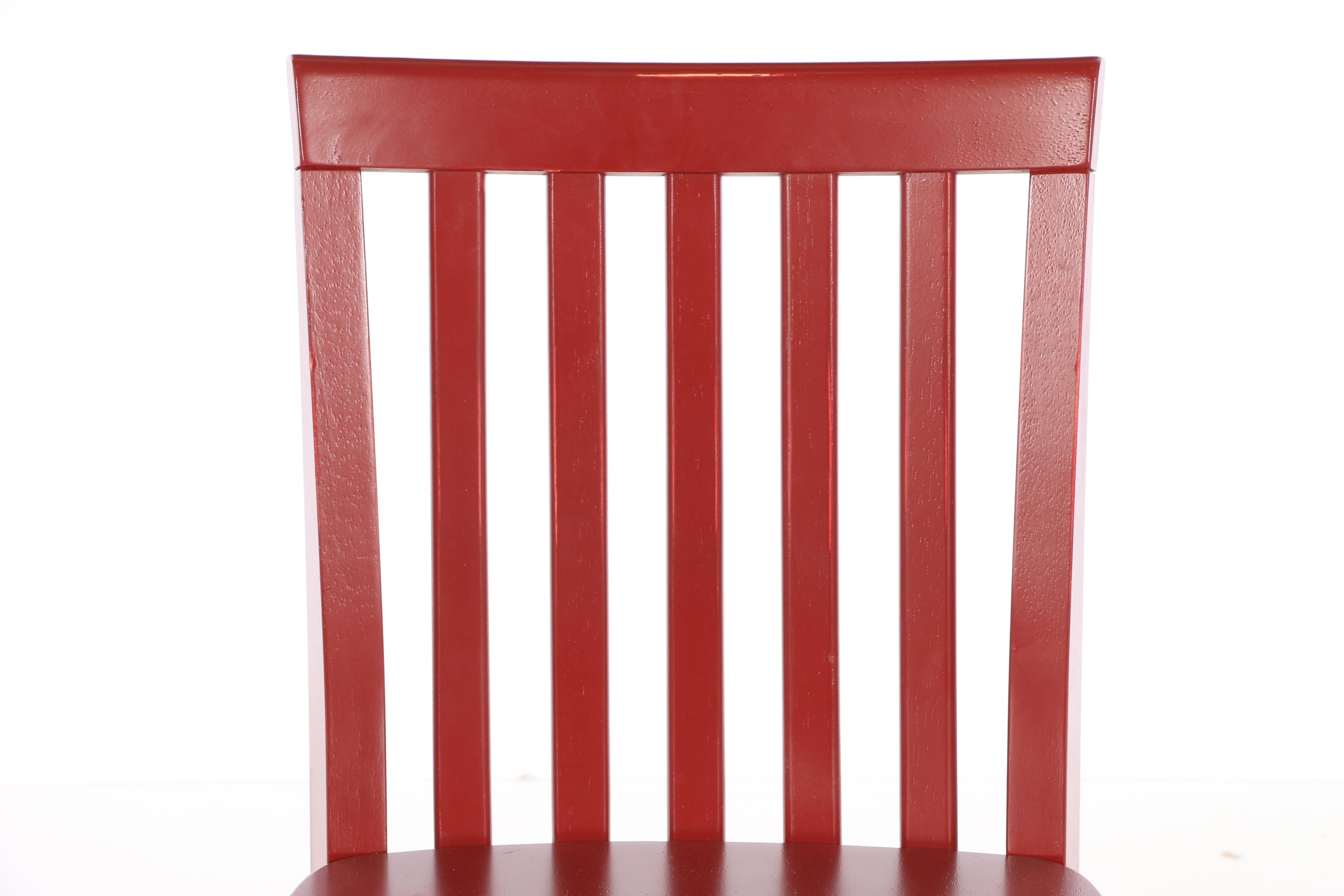 Pottery Barn Kids "Carolina" Play Table and Painted Wood Chairs