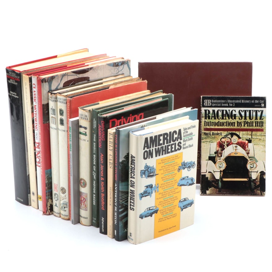 Automobile History and Reference Books Including "America on Wheels"