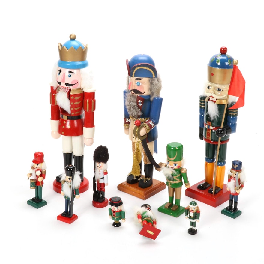 Hand-Painted Wood Nutcrackers