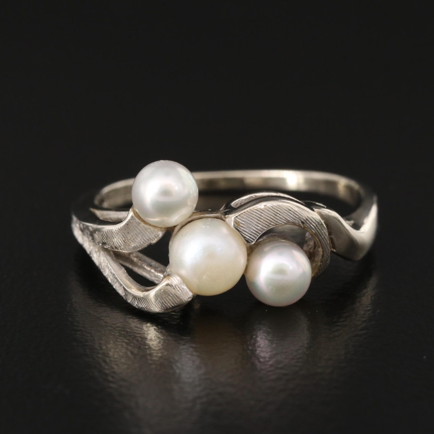 Vintage 14K Pearl Ring