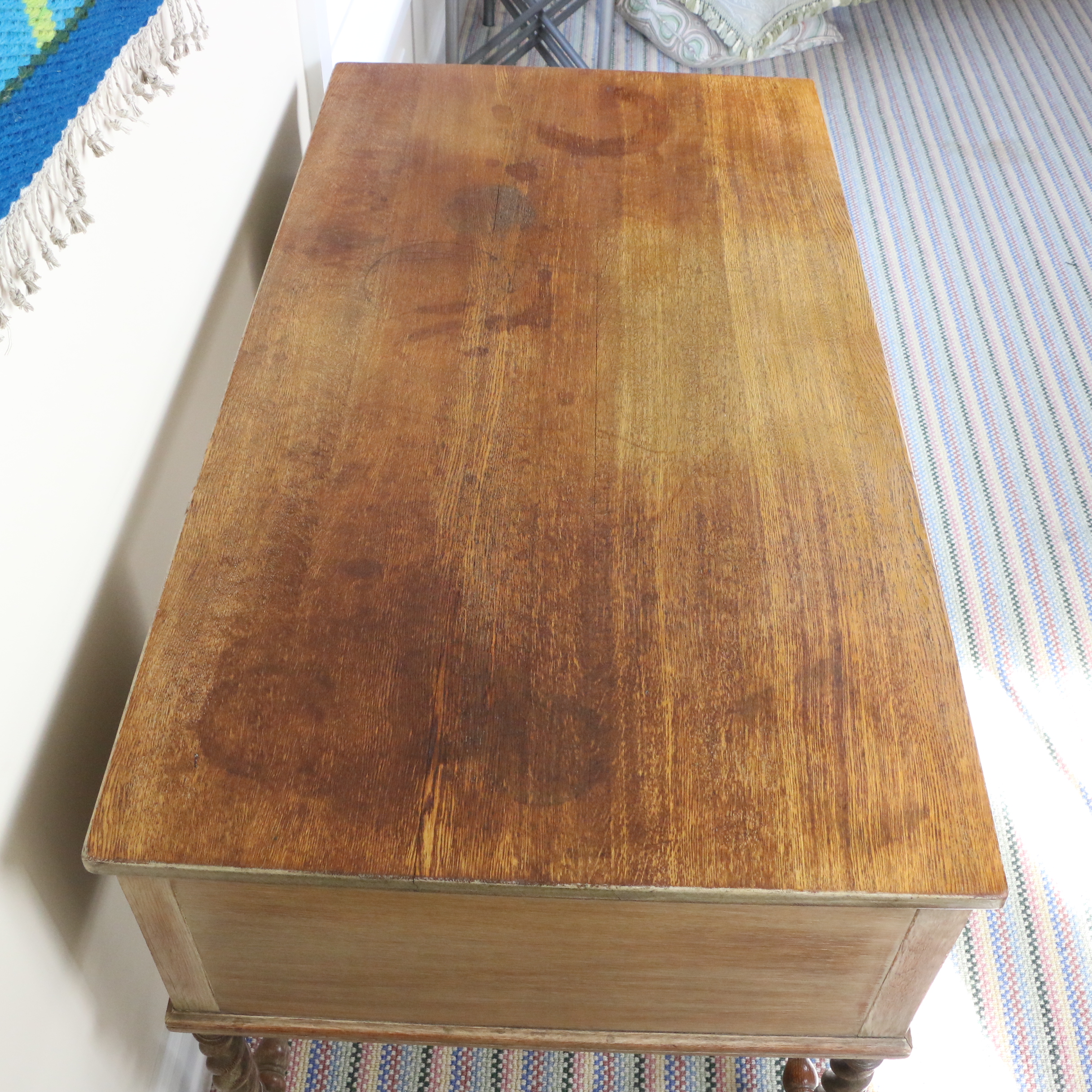 W. & J. Sloane Jacobean Style Oak Desk