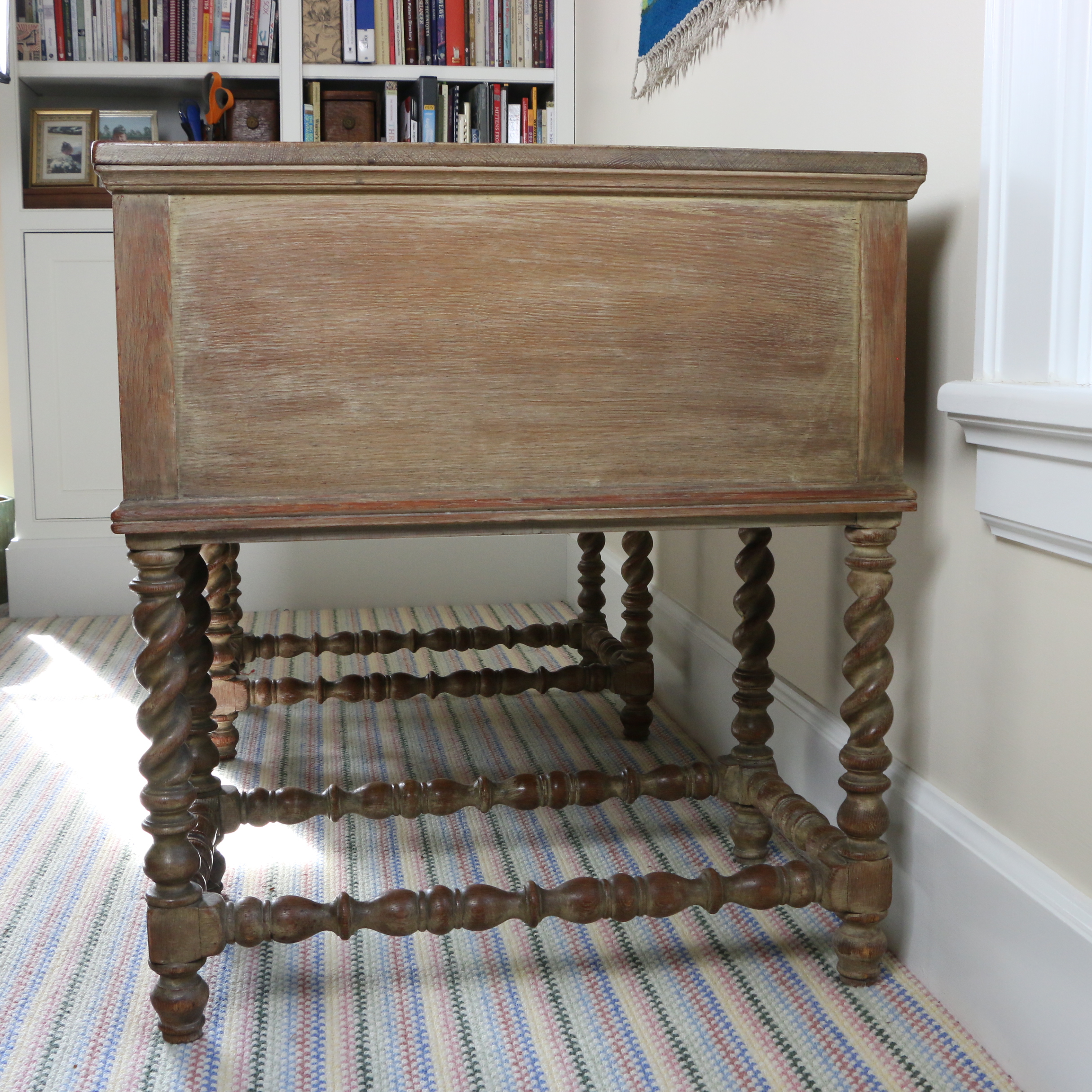 W. & J. Sloane Jacobean Style Oak Desk