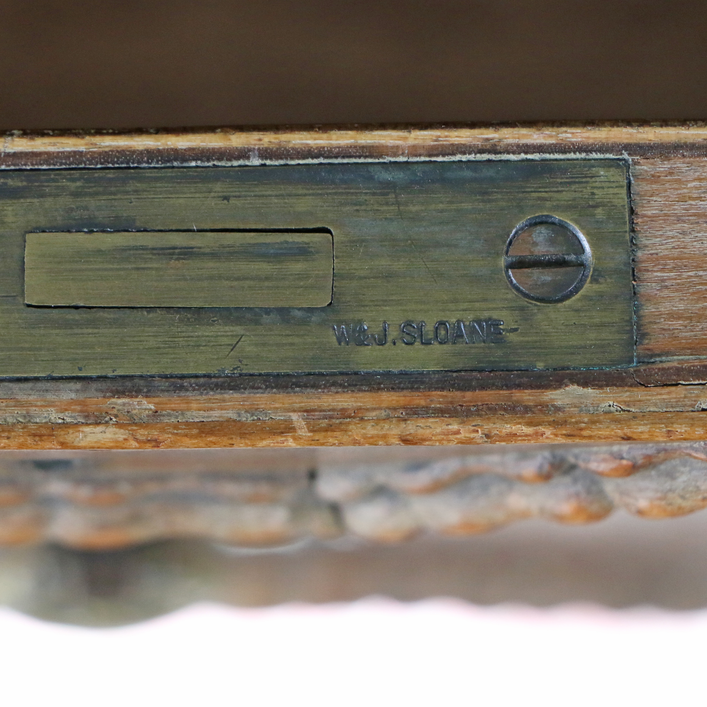 W. & J. Sloane Jacobean Style Oak Desk