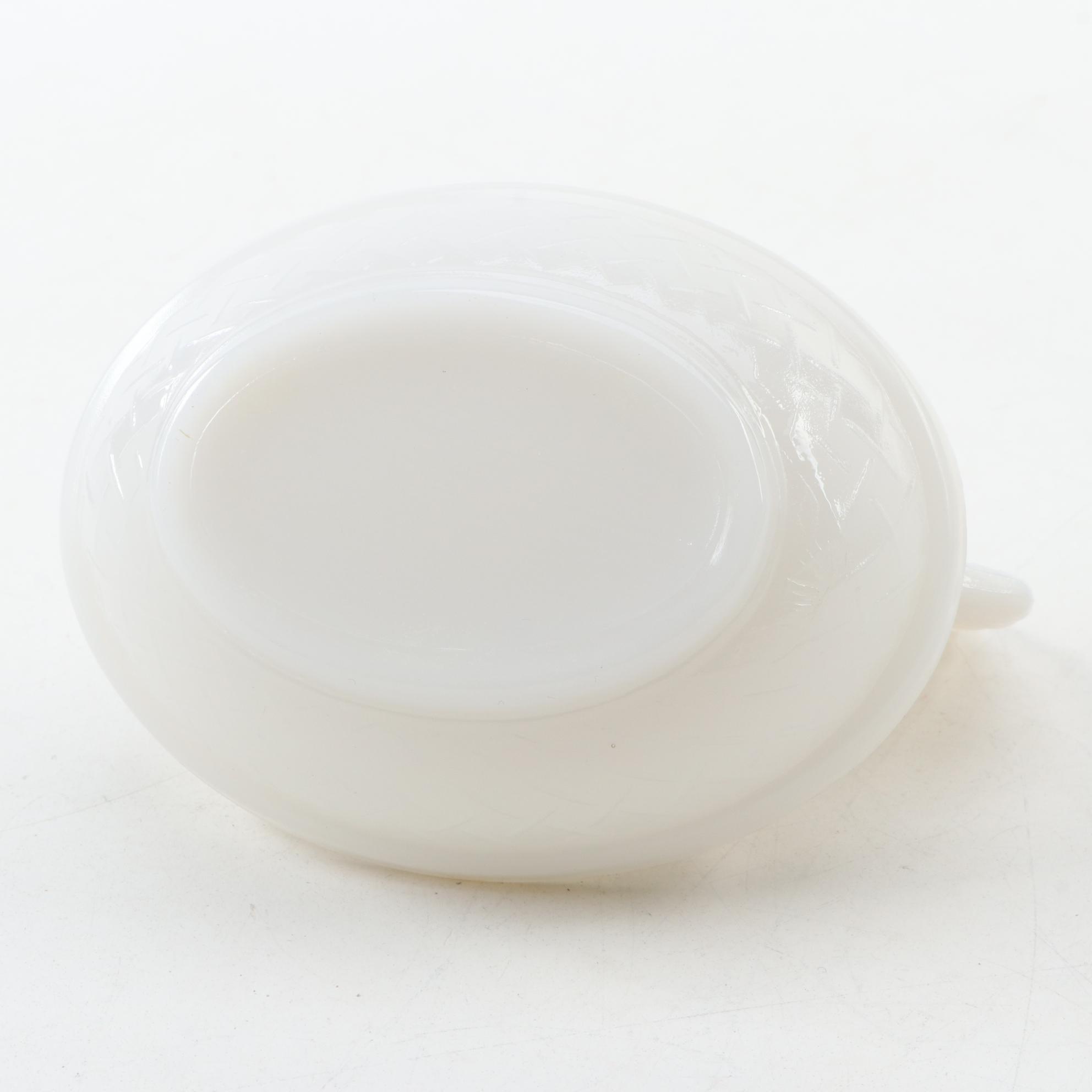 Kemple "Hen on Basket" Milk Glass Dish and Other Figurines