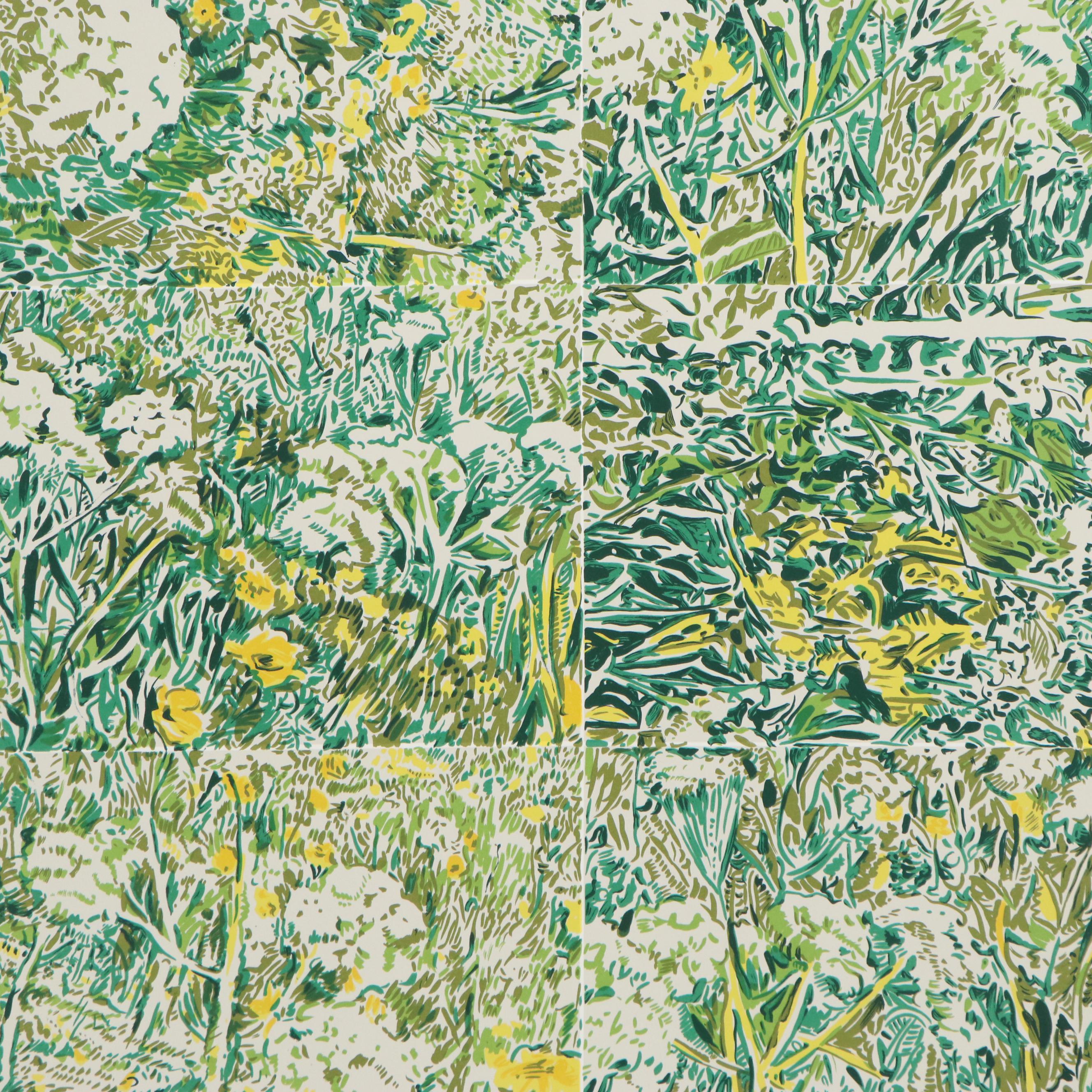 George Chemeche Serigraph "Composed Field III," 1979