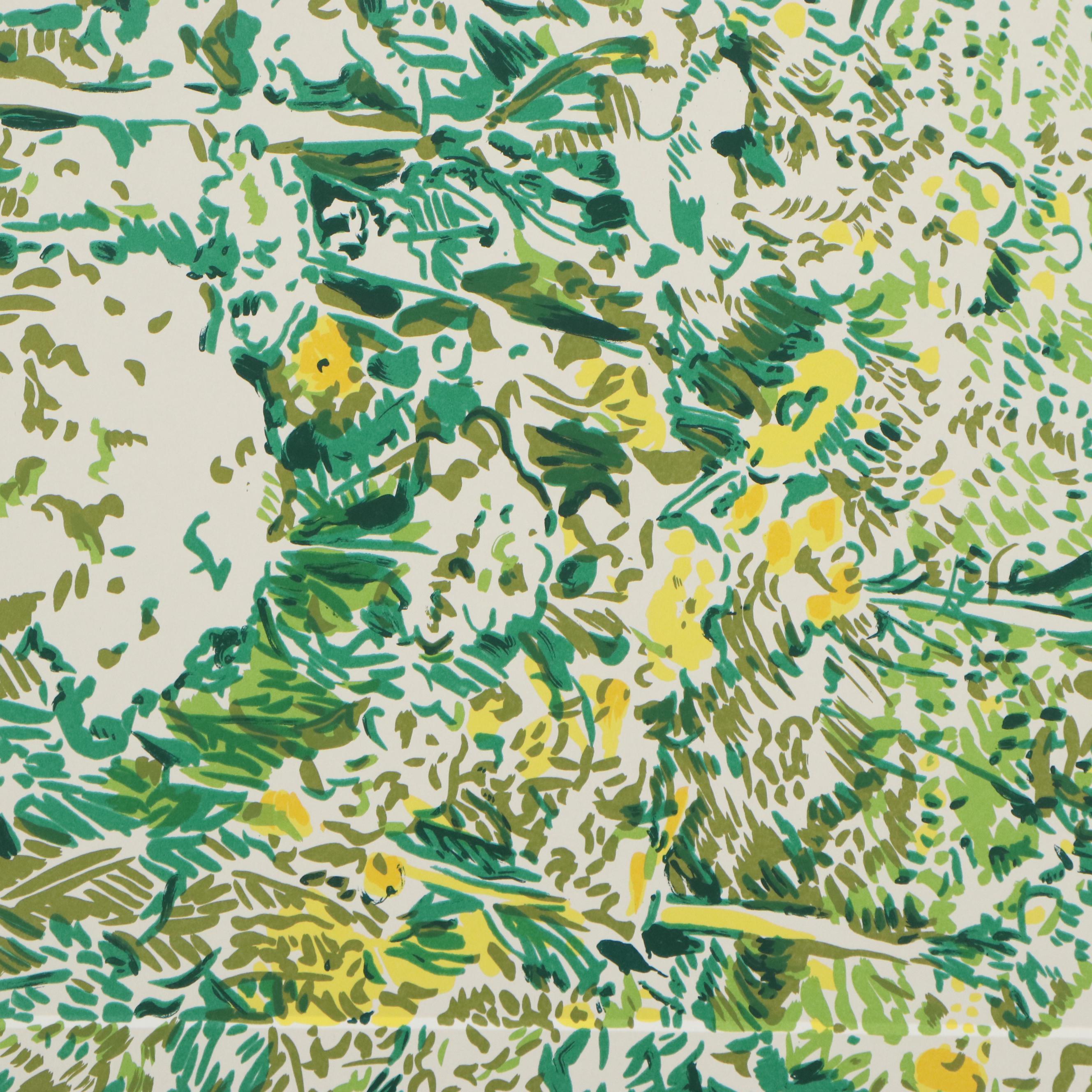 George Chemeche Serigraph "Composed Field III," 1979