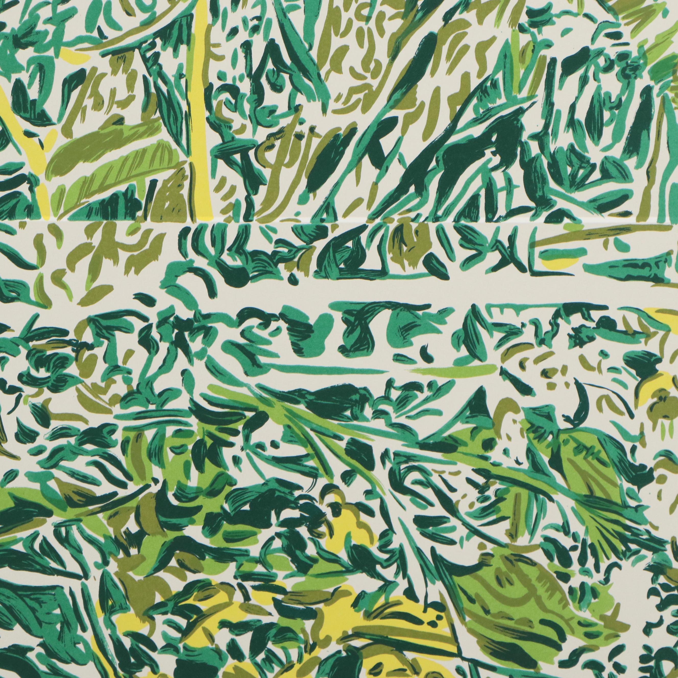 George Chemeche Serigraph "Composed Field III," 1979