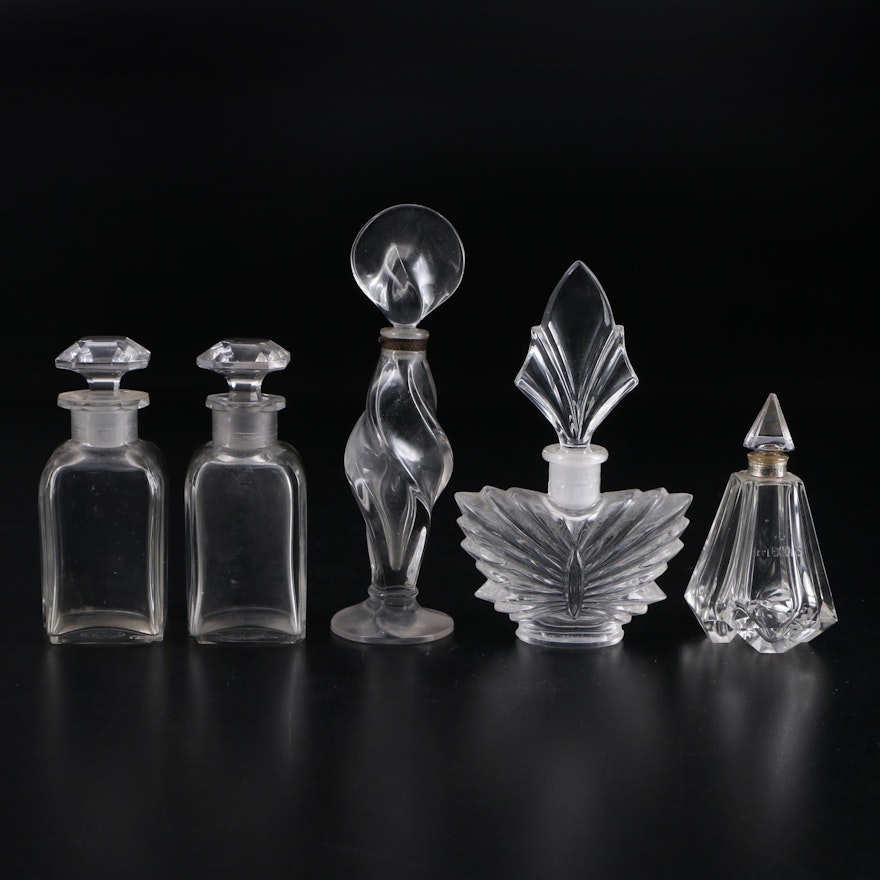 Baccarat, Gorham and Other Crystal and Glass Perfume Bottles