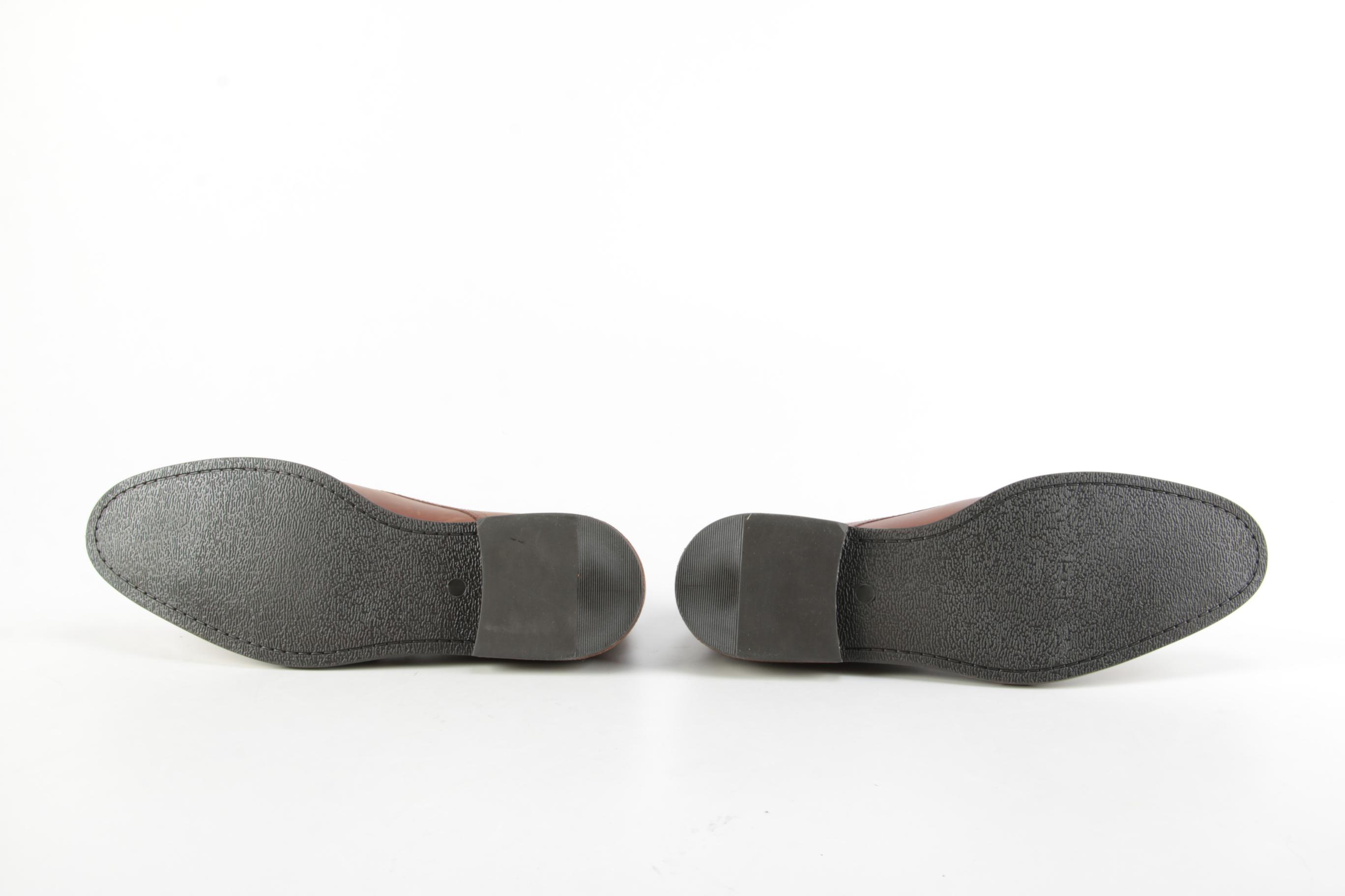 Men's Alfani Jason Brown Leather Derby Shoes